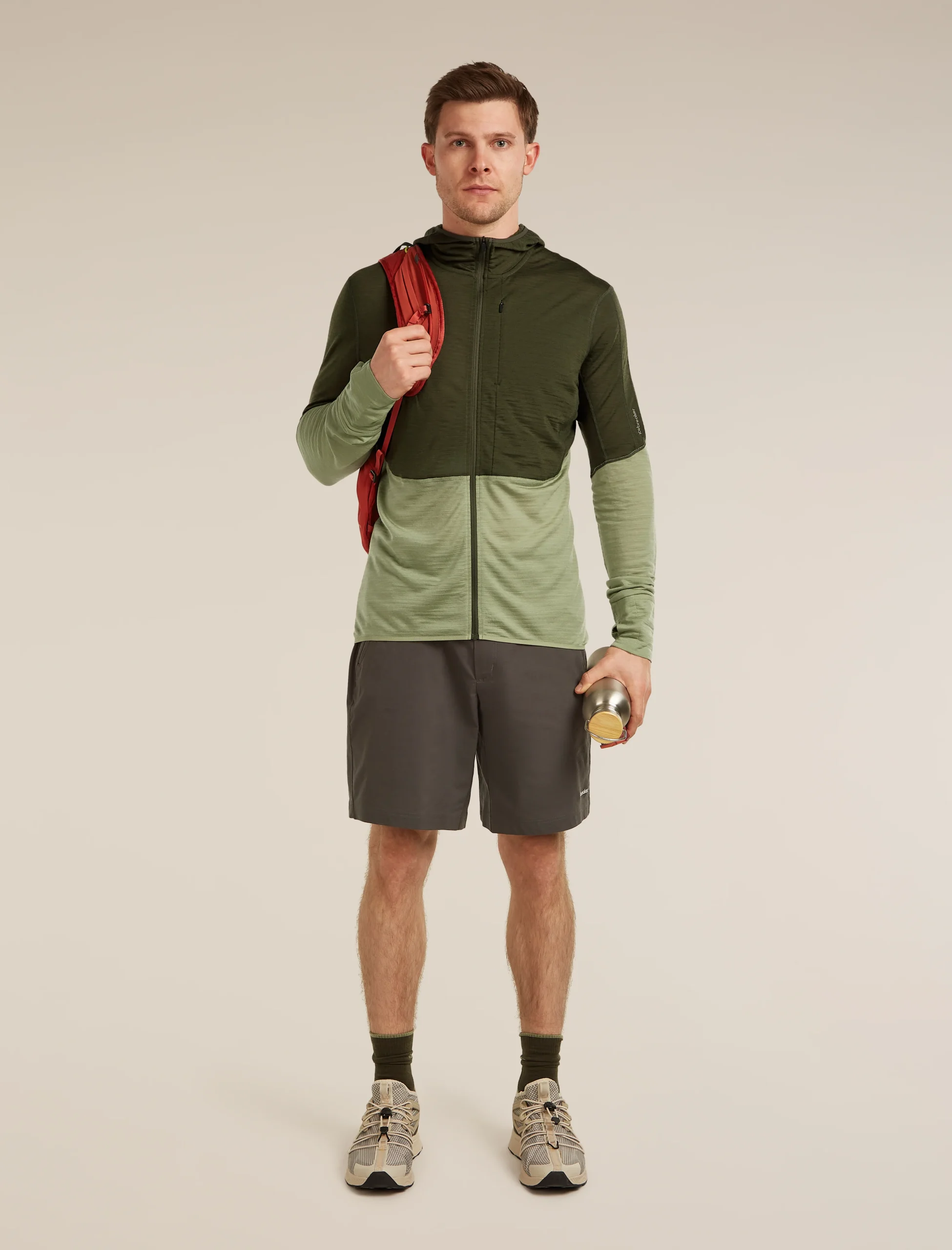 Men's Merino Blend 200 RealFleece™ Descender Long Sleeve Zip Hoodie