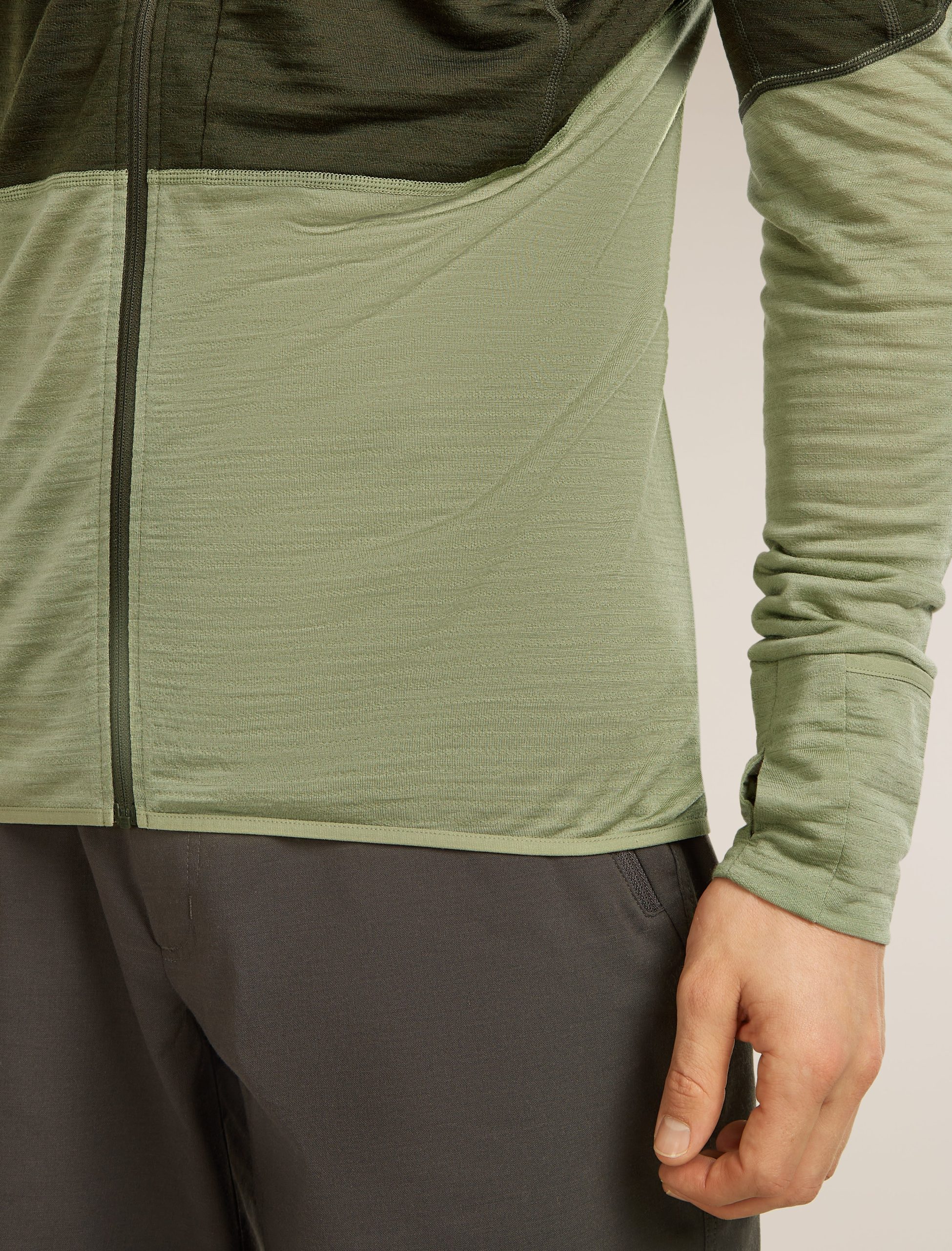 Men's Merino Blend 200 RealFleece™ Descender Long Sleeve Zip Hoodie