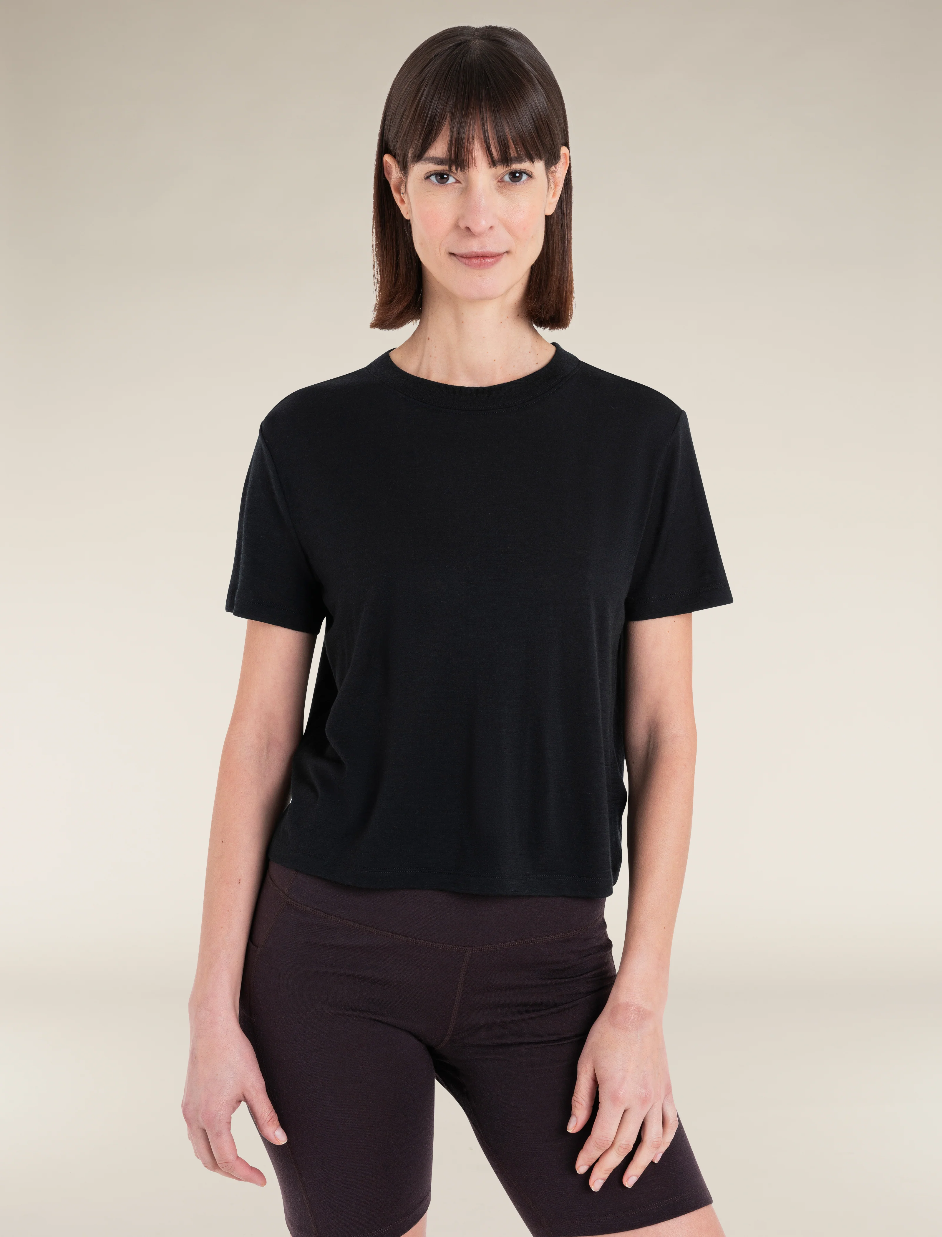 1659-black-s-black-s-variation-1.webp Women's Merino 150 Tech Lite Short Sleeve Crop T-Shirt