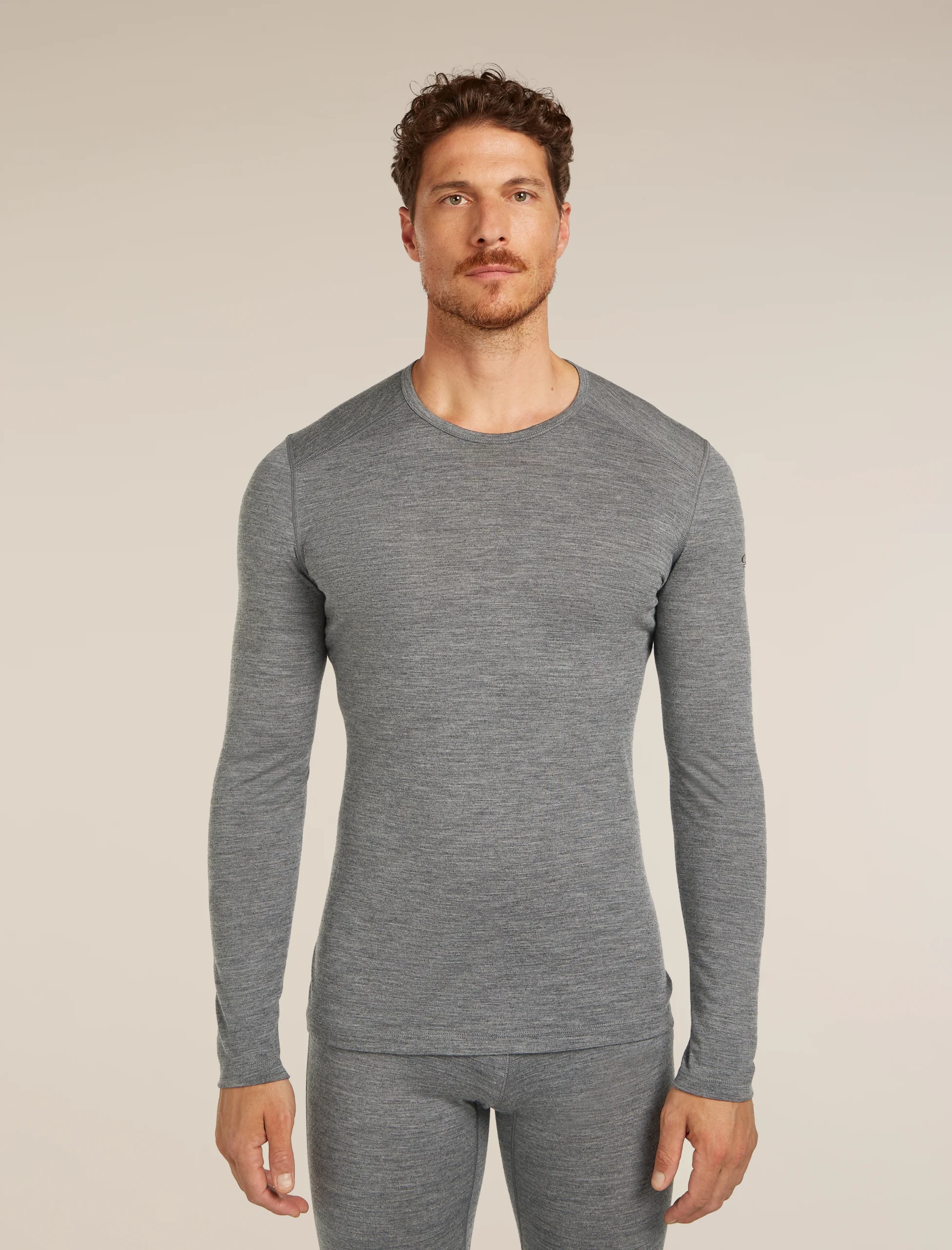 1690-gritstone-heather-xs-gritstone-heather-xs-variation-1.webp Men's Merino 200 Oasis Long Sleeve Crewe Thermal Top