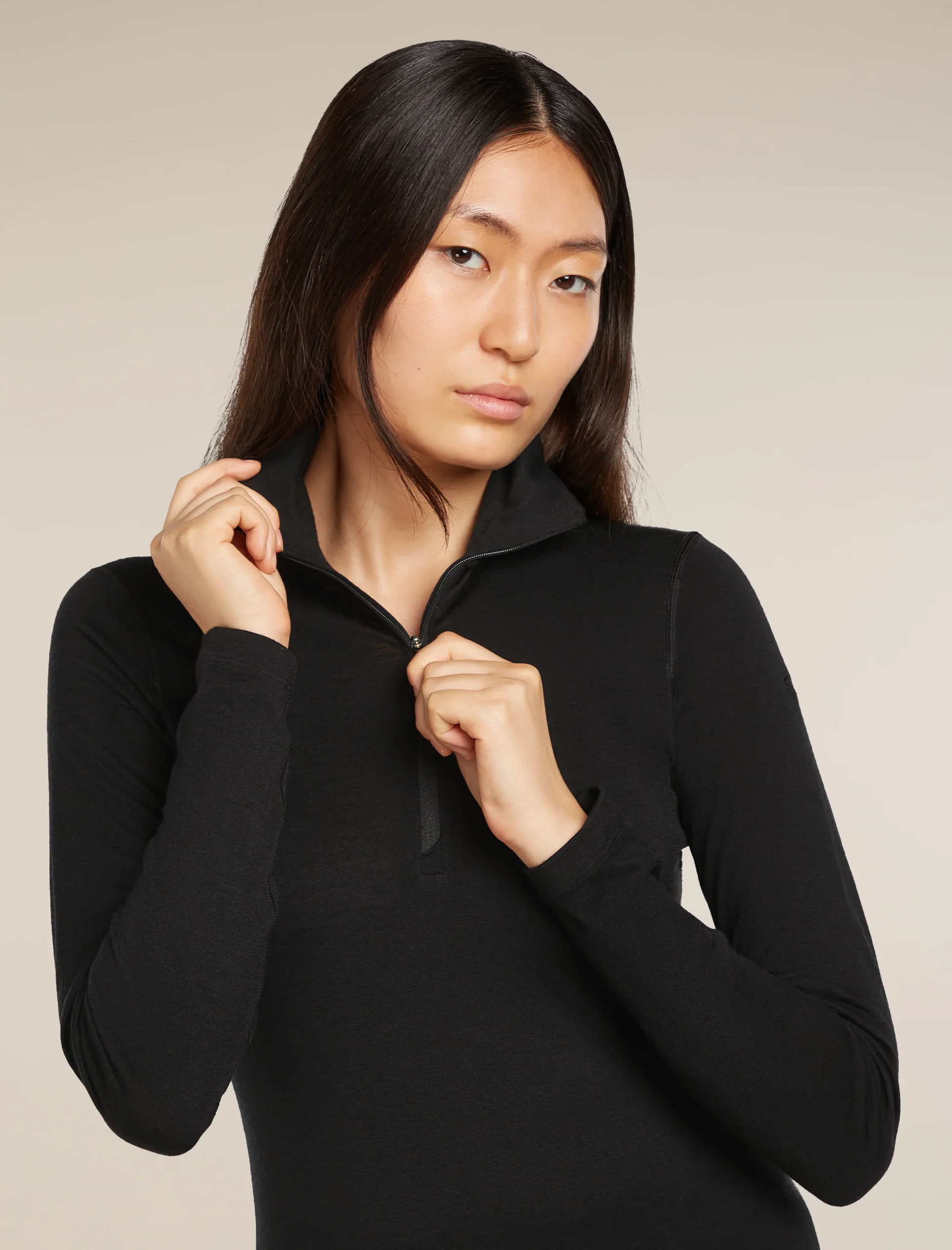 Women's Merino 200 Oasis Long Sleeve Half Zip Thermal Top