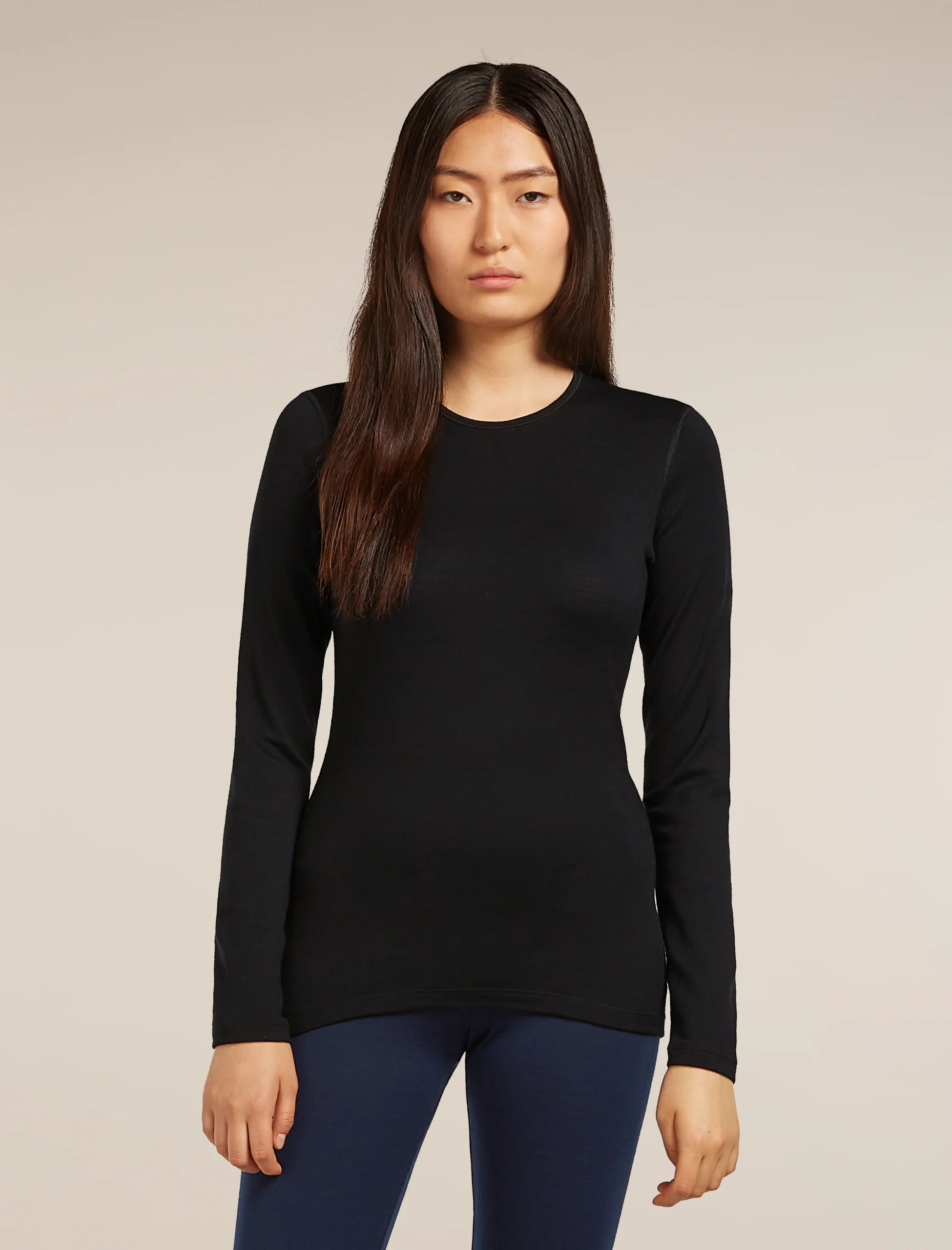 1857-black-xxl-black-xxl-variation-1.webp Women's Merino 260 Tech Long Sleeve Crewe Thermal Top