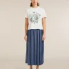 Women's Merino 150 Tech Lite Short Sleeve Crop Tee NZ Flora