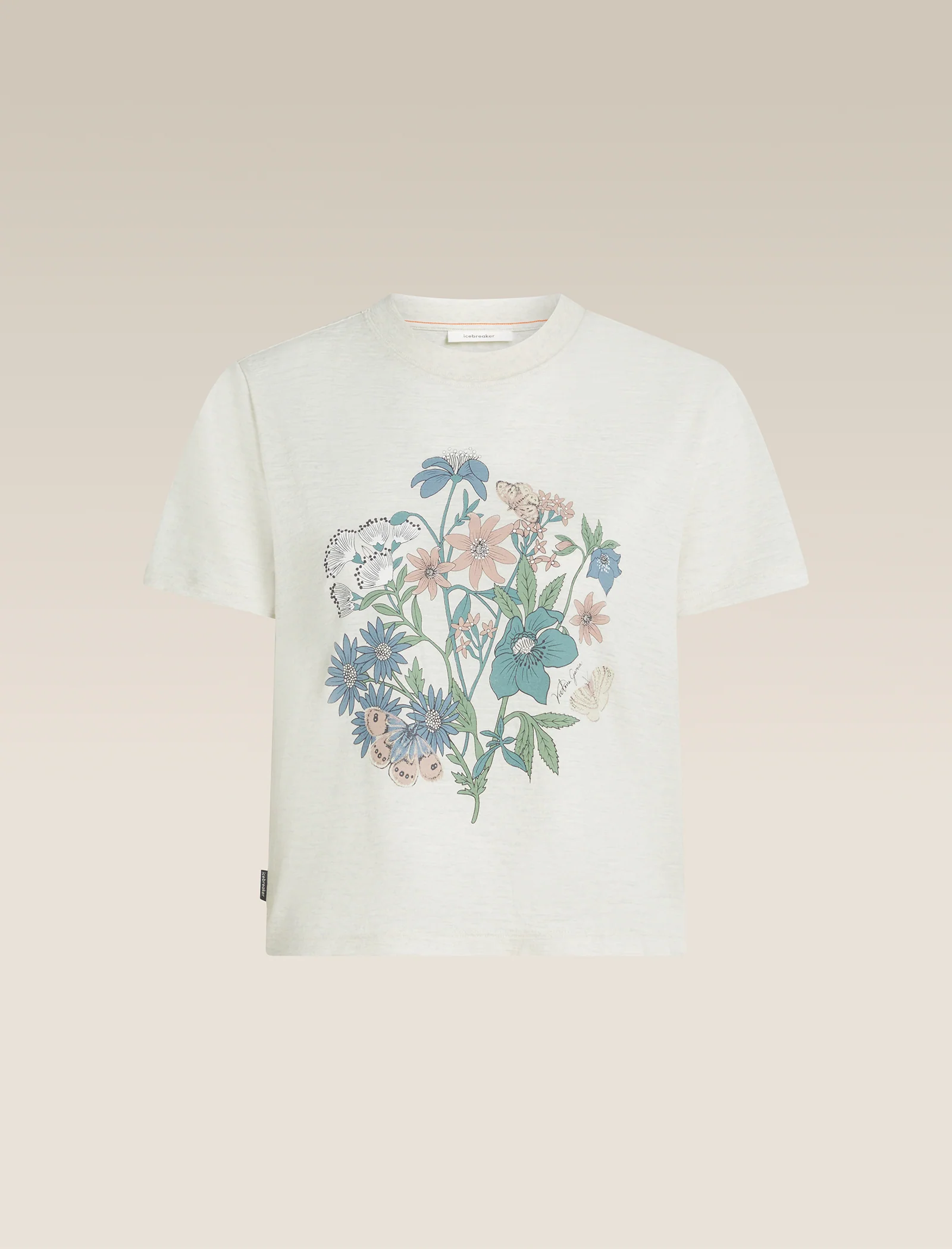Women's Merino 150 Tech Lite Short Sleeve Crop Tee NZ Flora