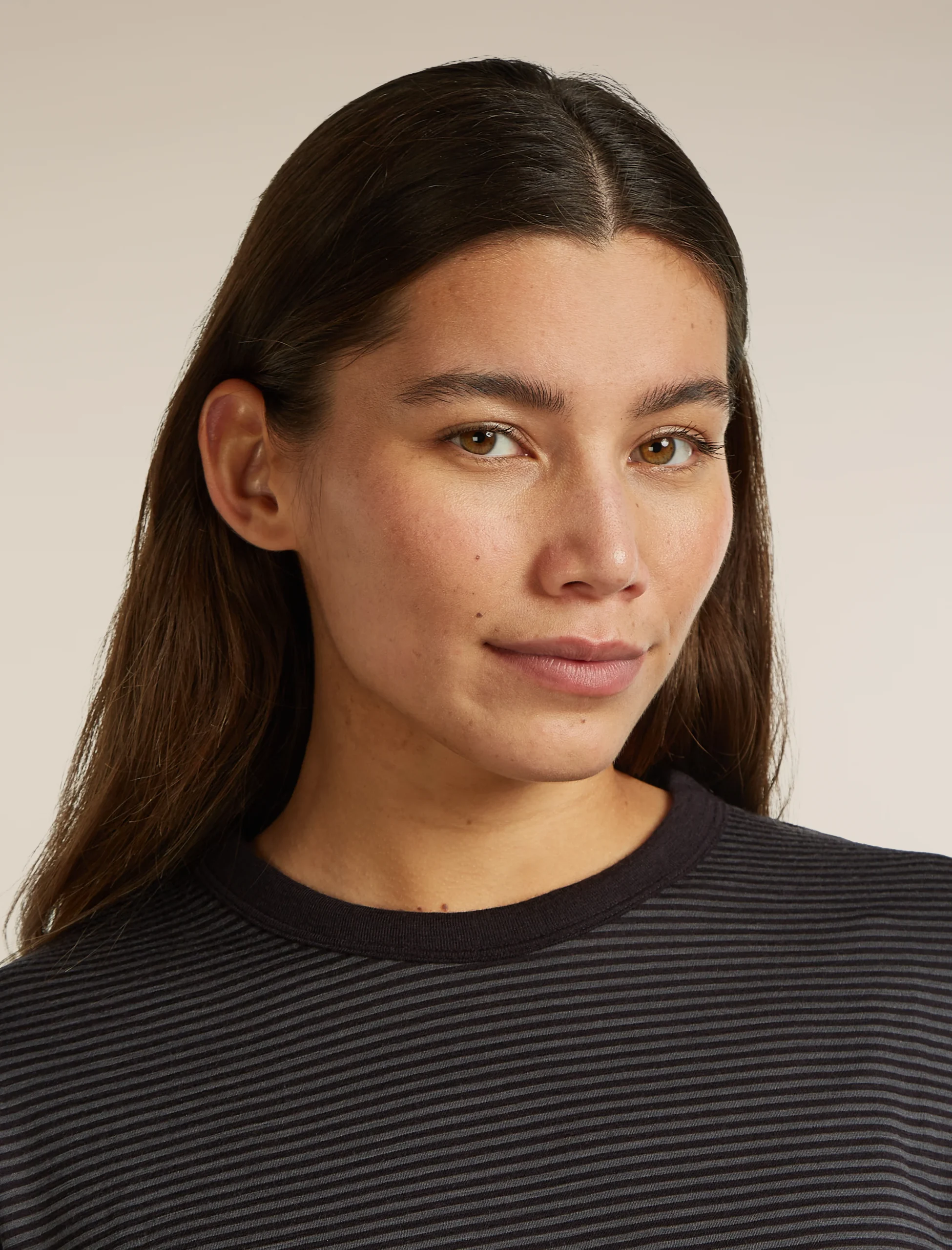 Unisex Merino 150 Long Sleeve Tee Stripe