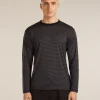 Unisex Merino 150 Long Sleeve Tee Stripe