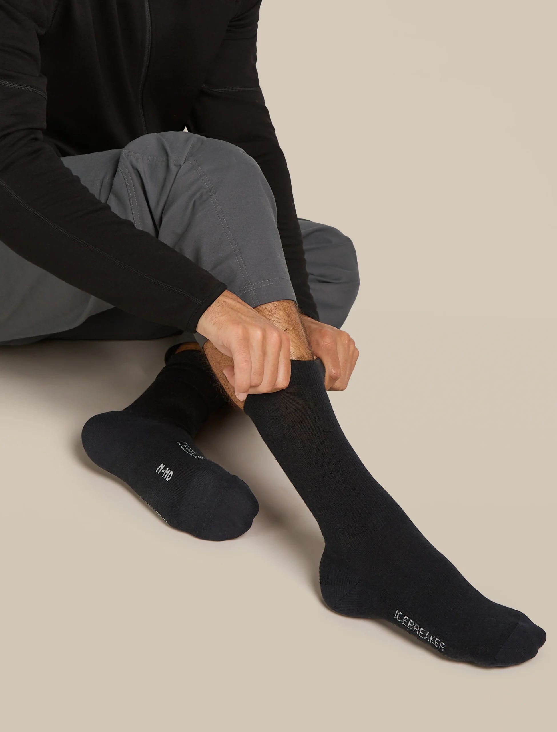 Men's Merino Lifestyle Light Crew Socks
