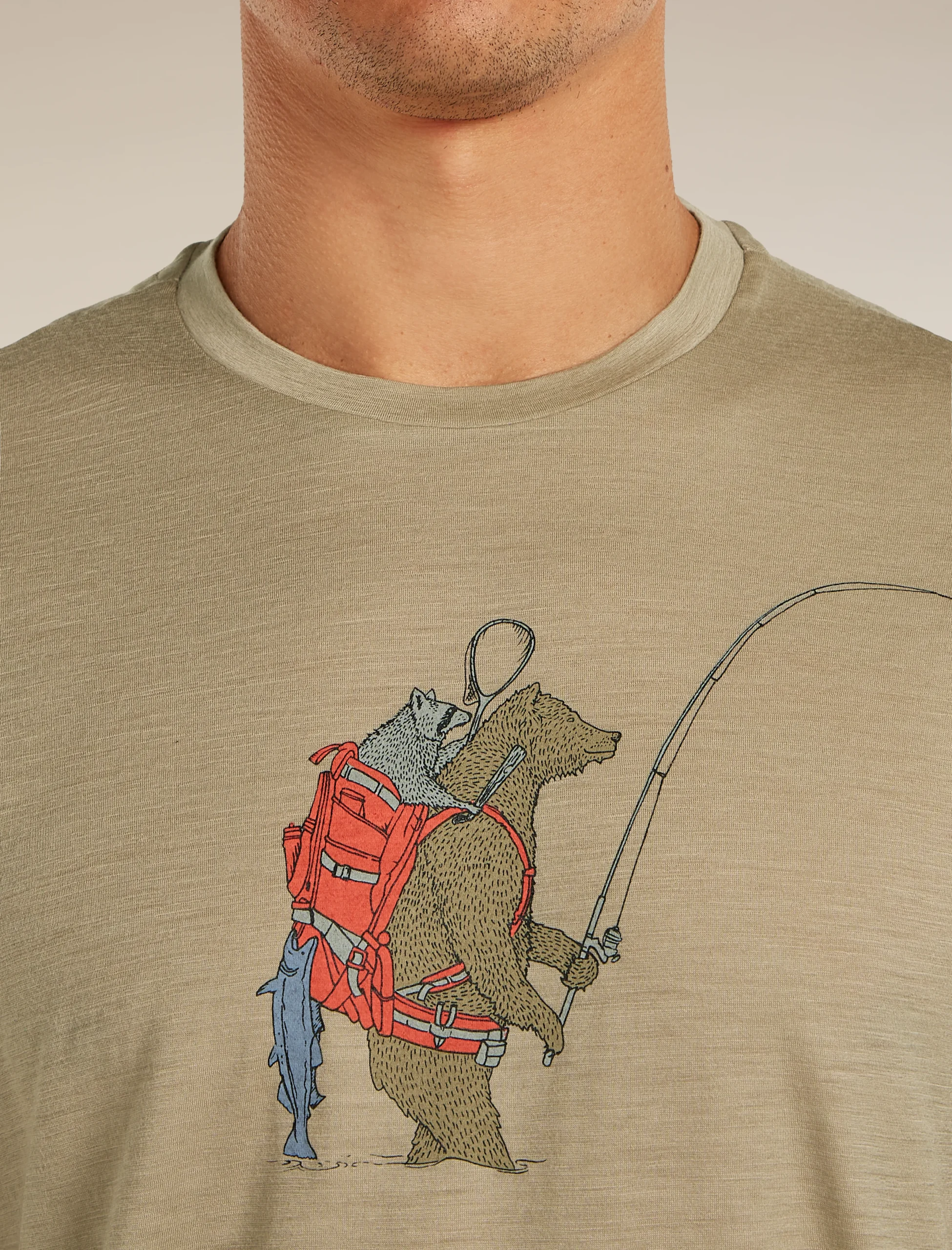 Men's Merino 150 Tech Lite Short Sleeve Tee Bear Catch