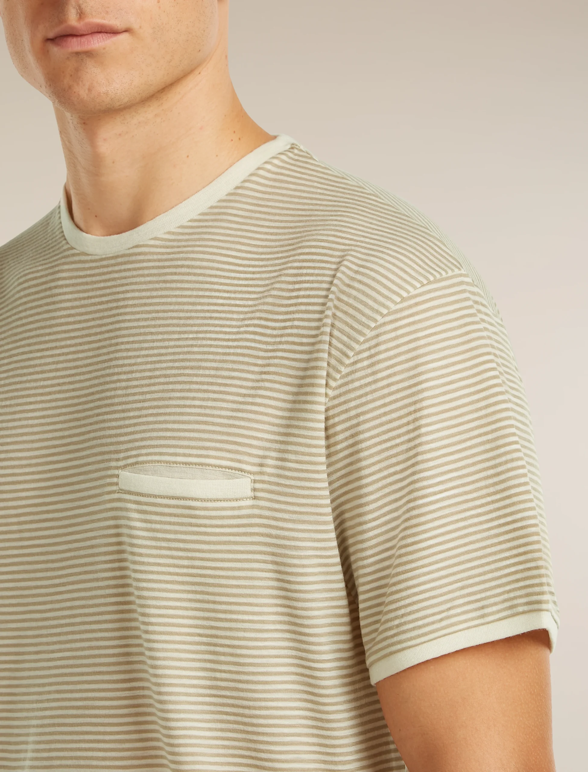 Unisex Merino 150 Short Sleeve Tee Stripe