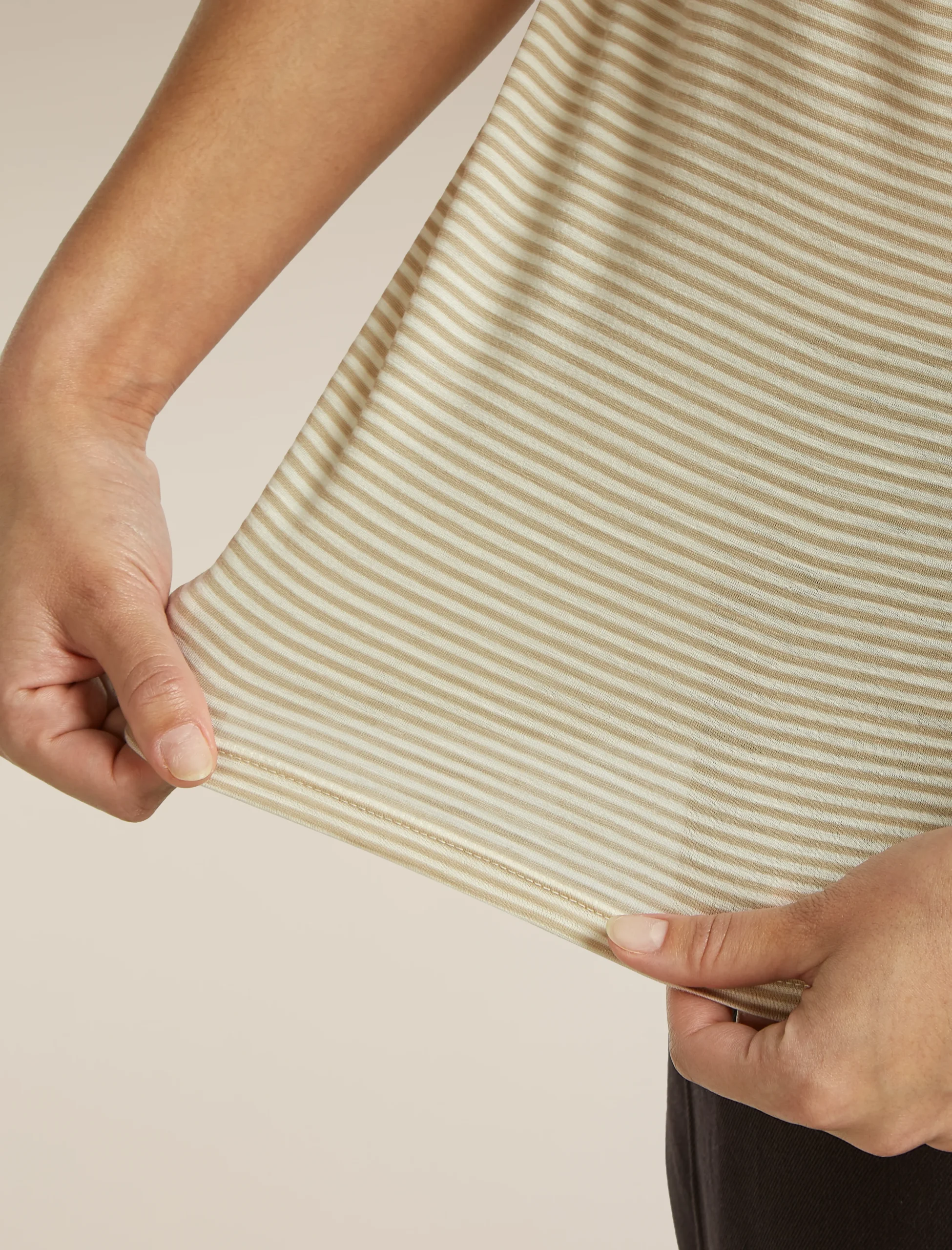 Unisex Merino 150 Short Sleeve Tee Stripe