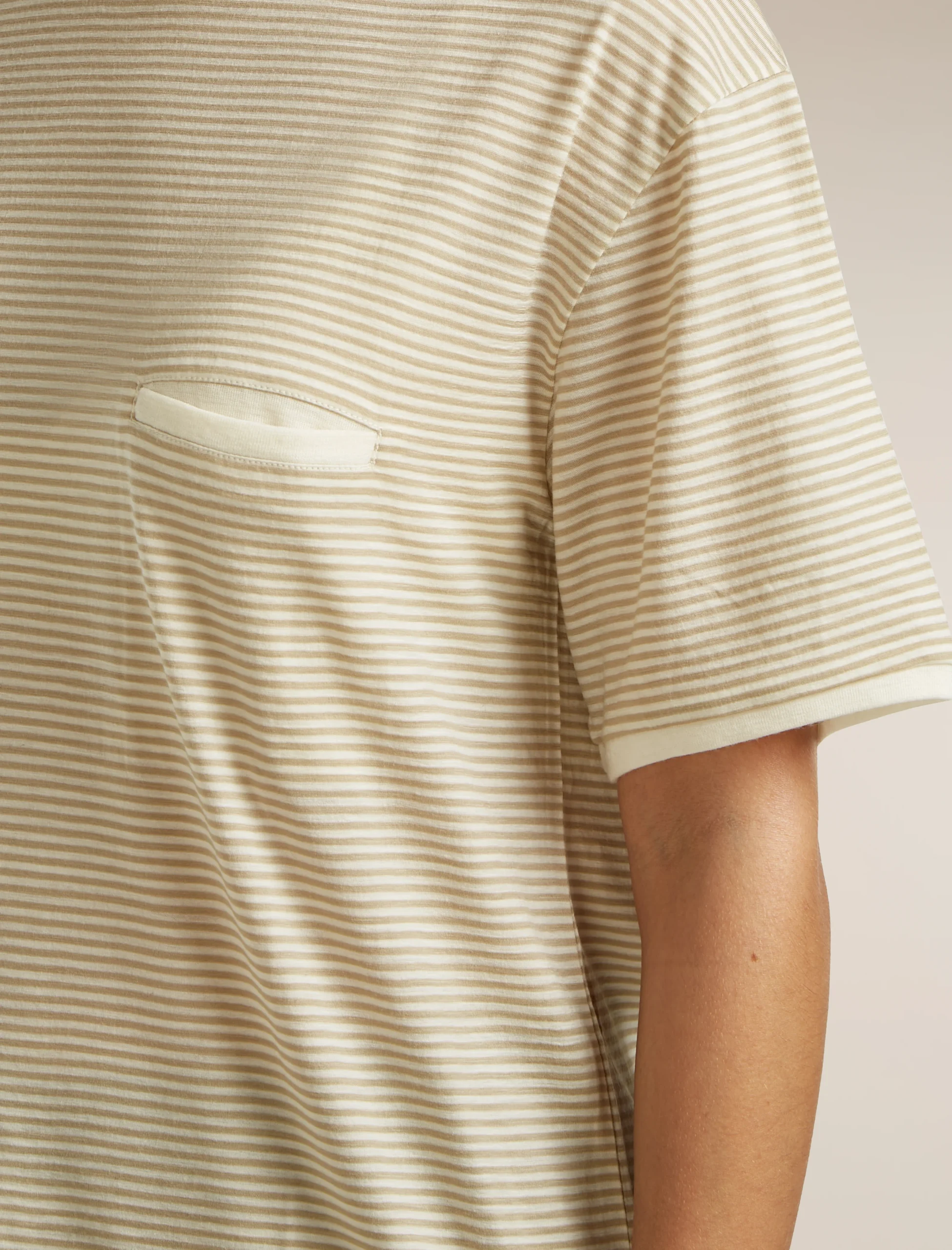 Unisex Merino 150 Short Sleeve Tee Stripe