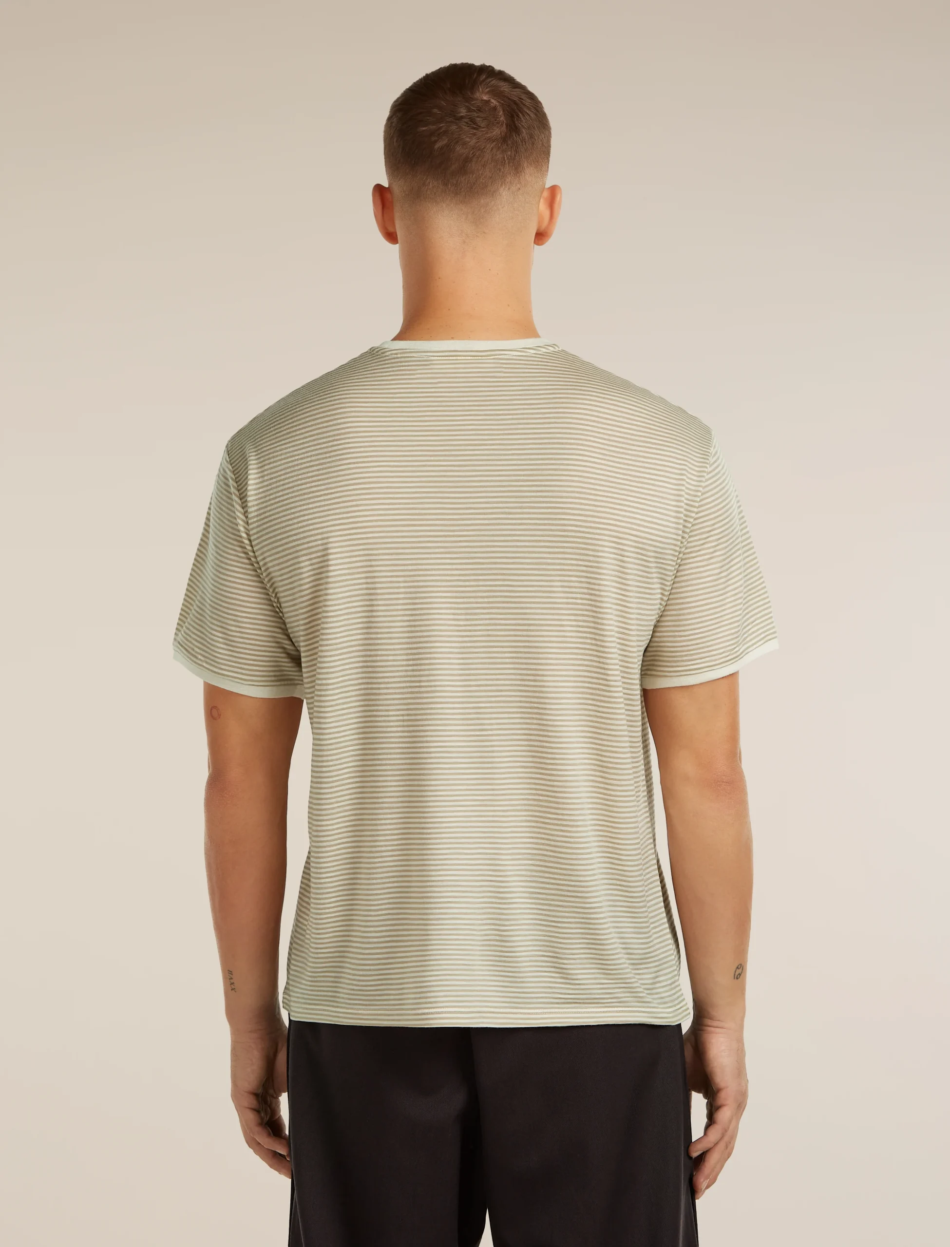 Unisex Merino 150 Short Sleeve Tee Stripe