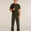 Men's Merino 150 Tech Lite Short Sleeve Tee Range Stripes