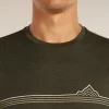 Men's Merino 150 Tech Lite Short Sleeve Tee Range Stripes