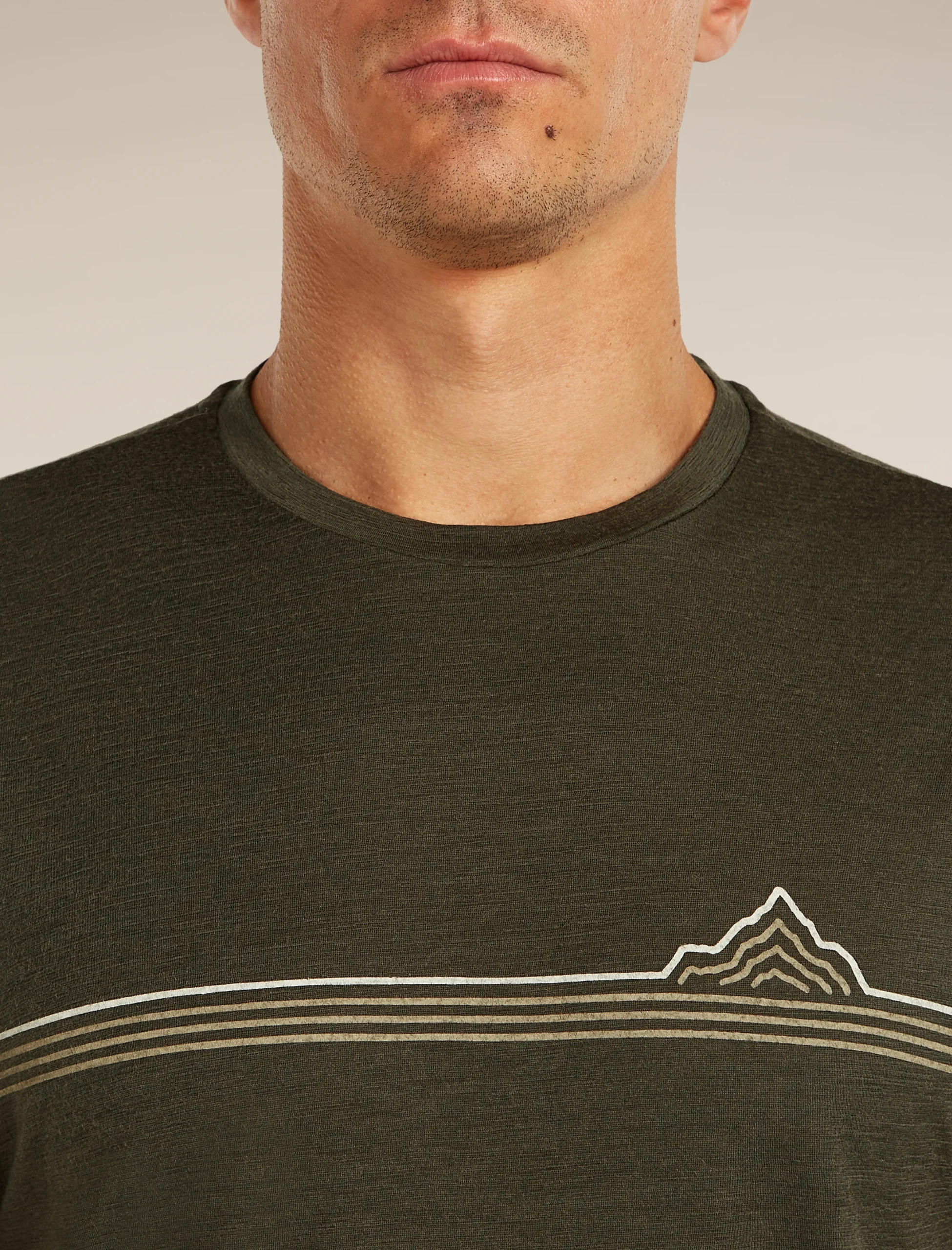 Men's Merino 150 Tech Lite Short Sleeve Tee Range Stripes