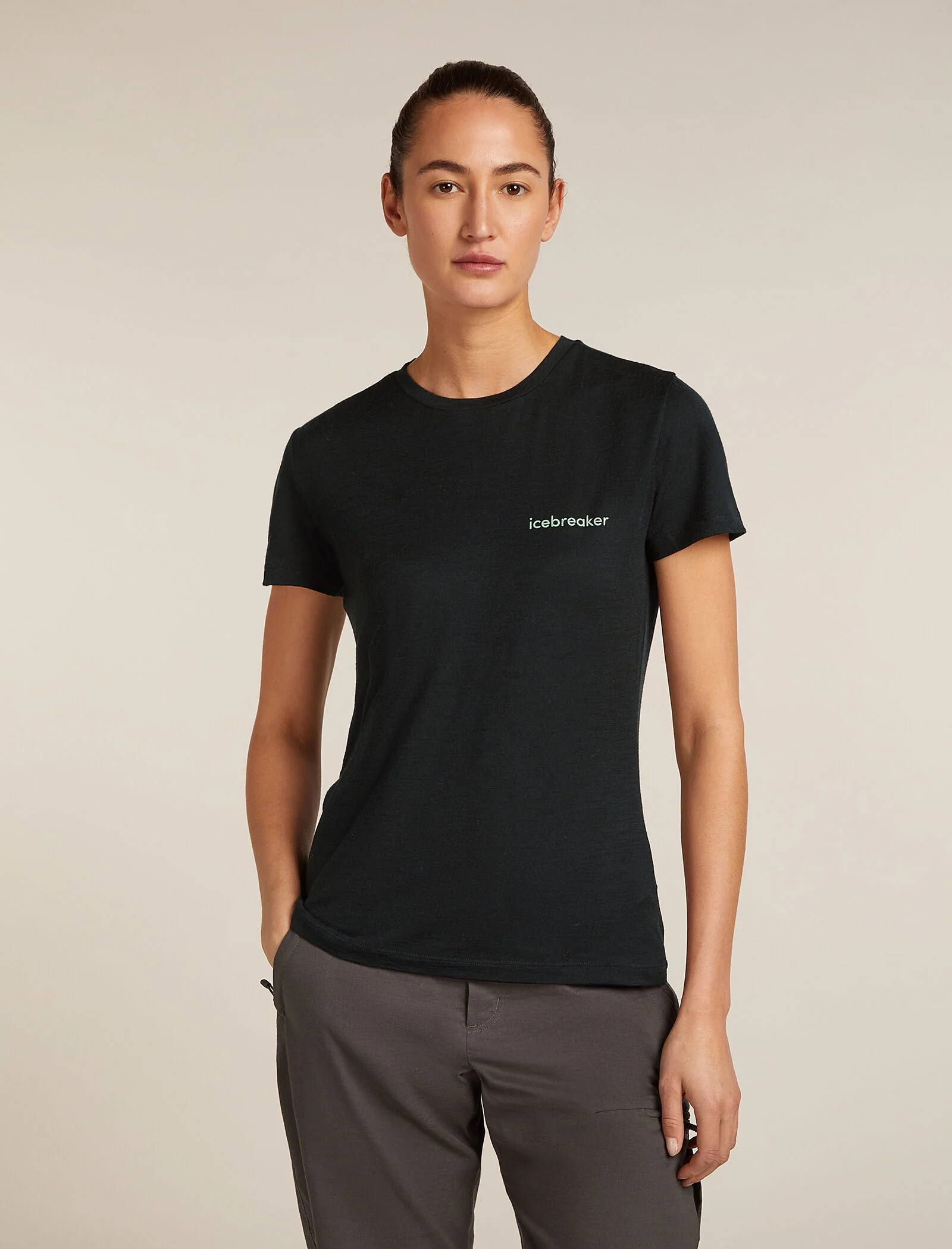 Women's Merino 150 Tech Lite Short Sleeve T-Shirt IB Wordmark