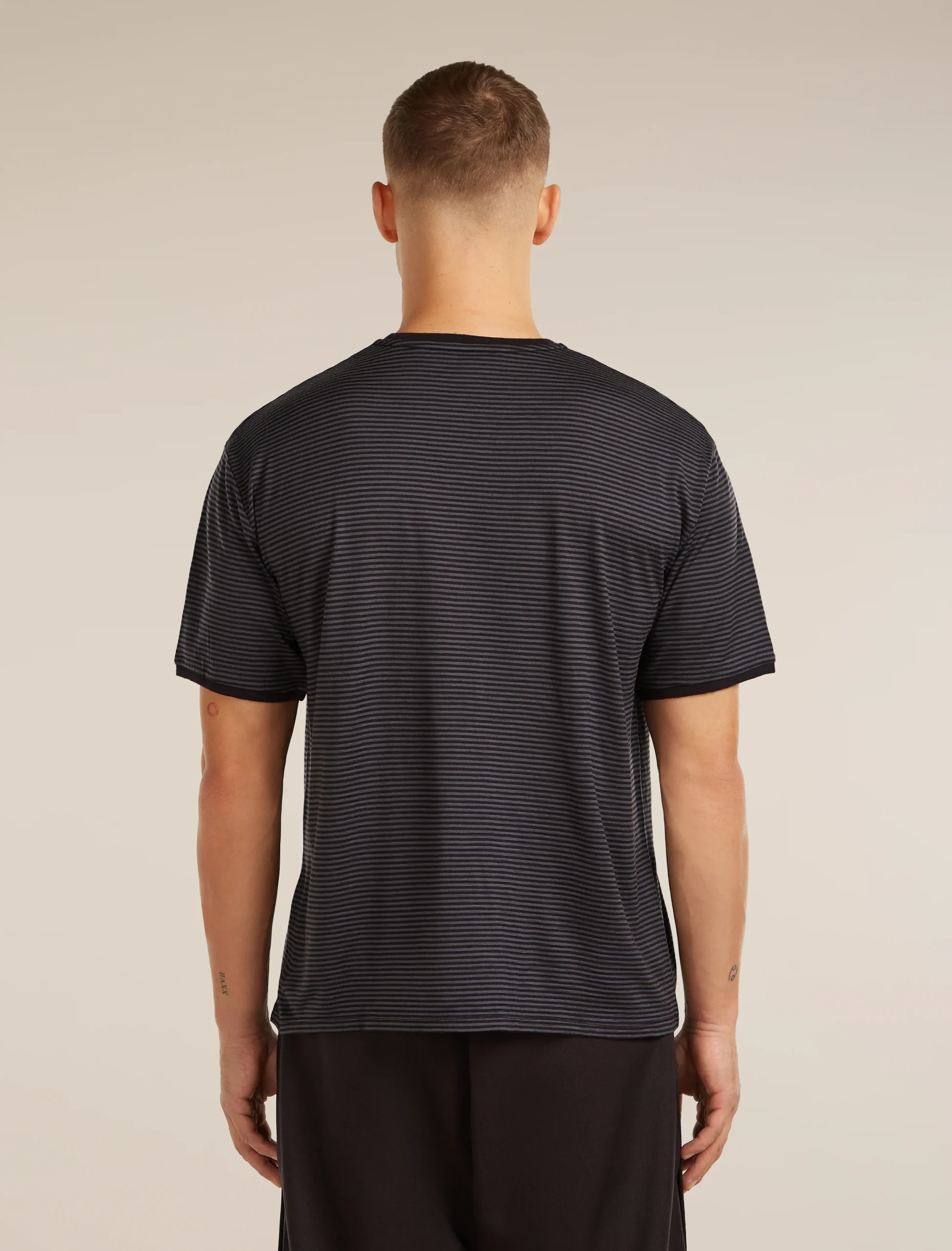 Unisex Merino 150 Short Sleeve Tee Stripe