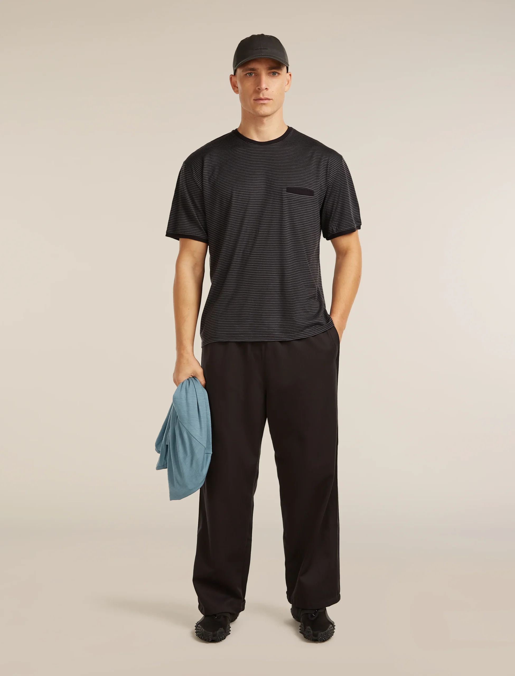 Unisex Merino 150 Short Sleeve Tee Stripe