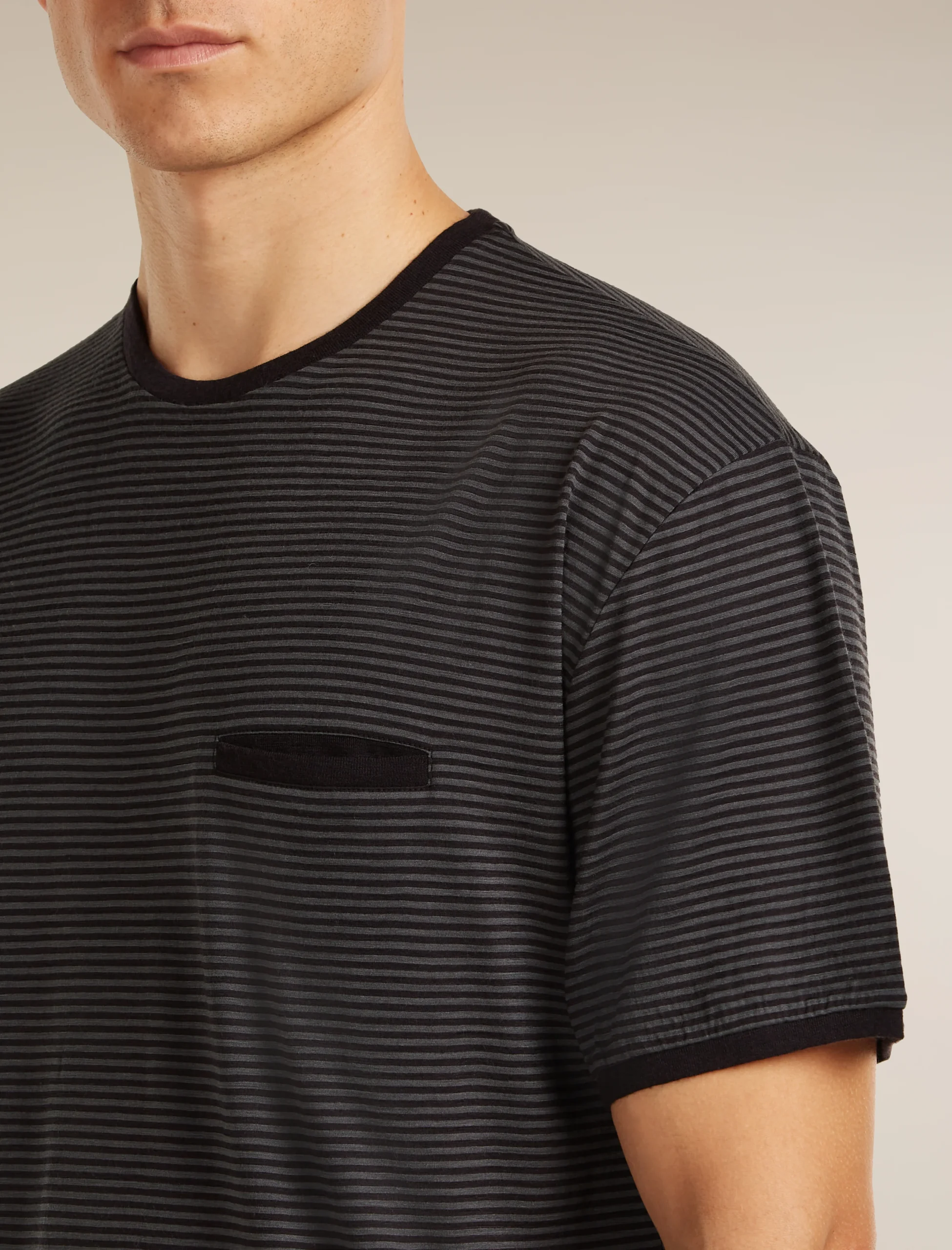 Unisex Merino 150 Short Sleeve Tee Stripe