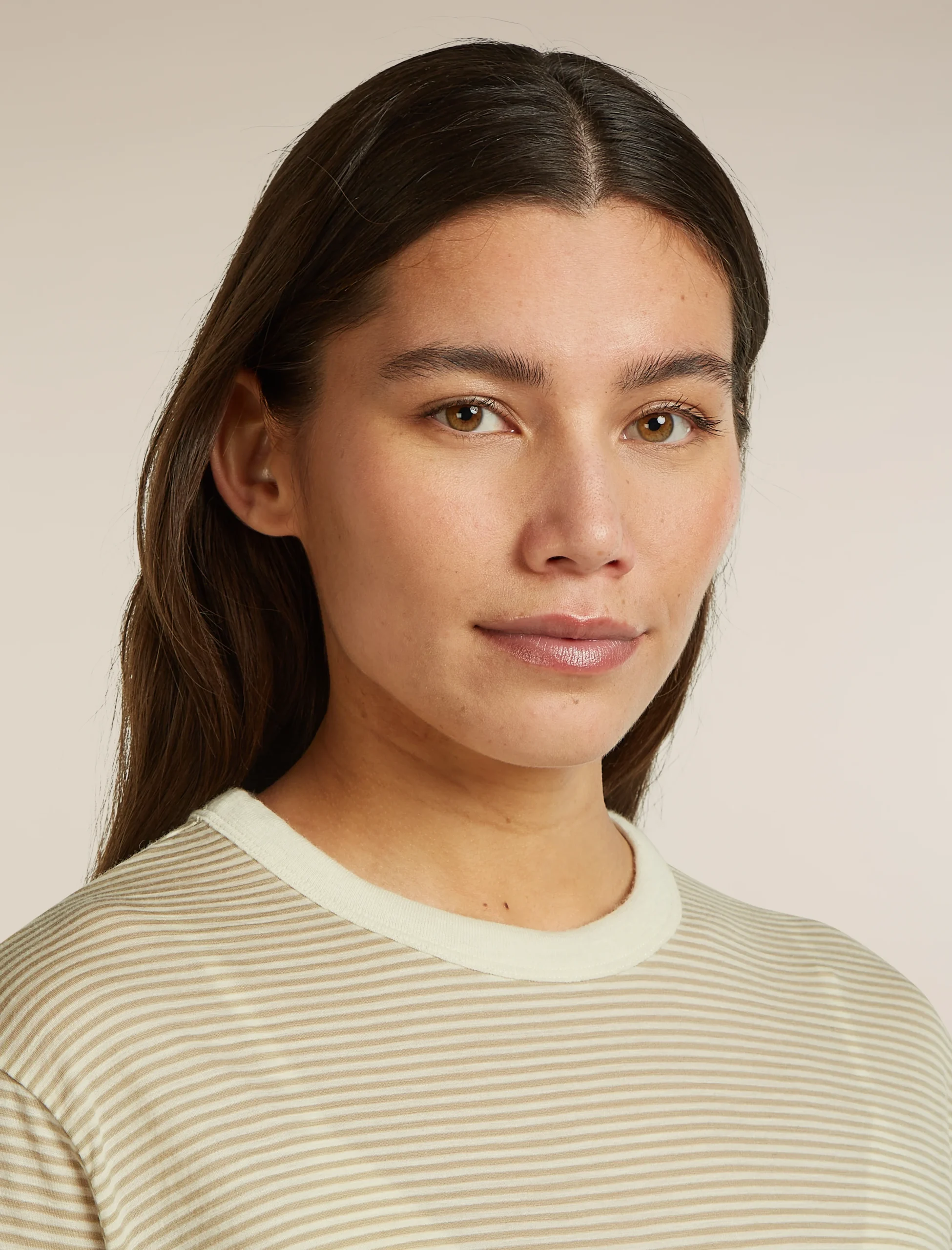 Unisex Merino 150 Long Sleeve Tee Stripe