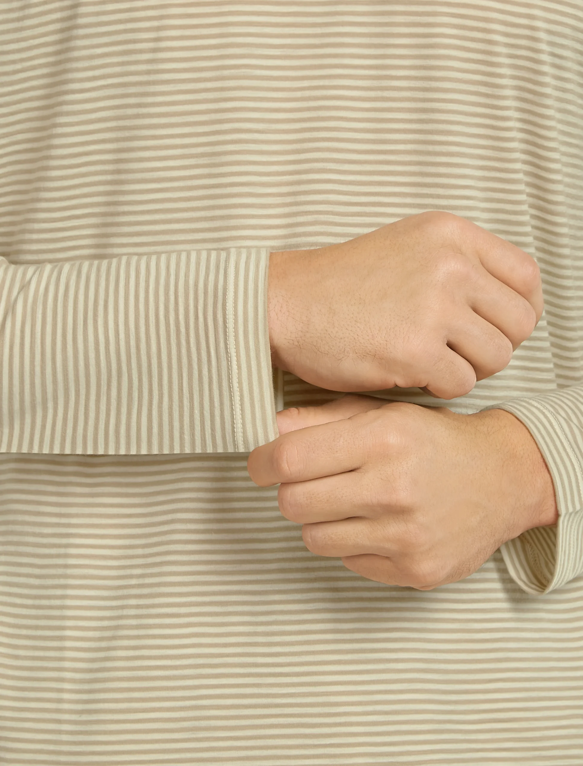 Unisex Merino 150 Long Sleeve Tee Stripe