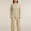 Unisex Merino 150 Long Sleeve Tee Stripe