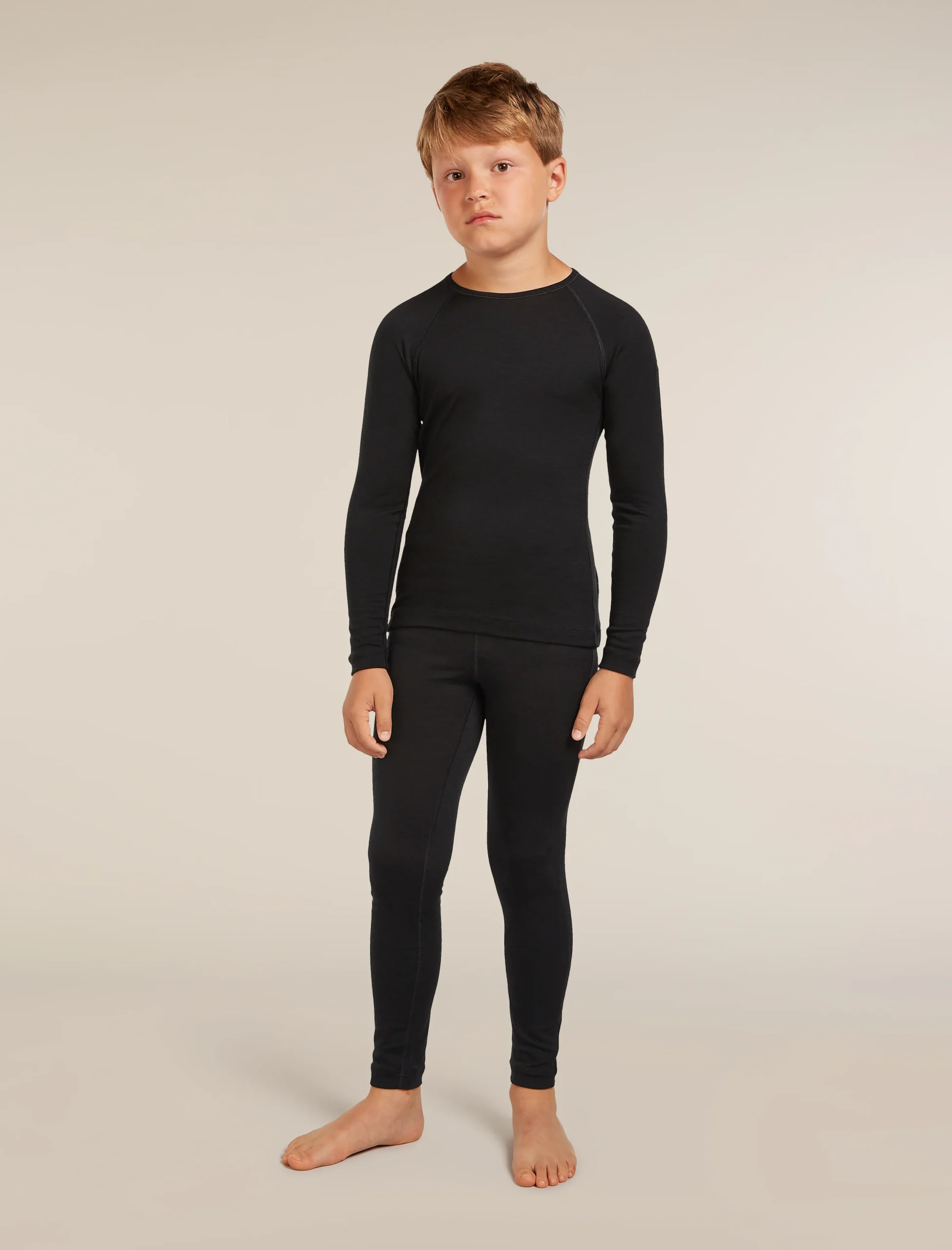 Kids’ Merino 200 Oasis Long Sleeve Crewe Thermal Top