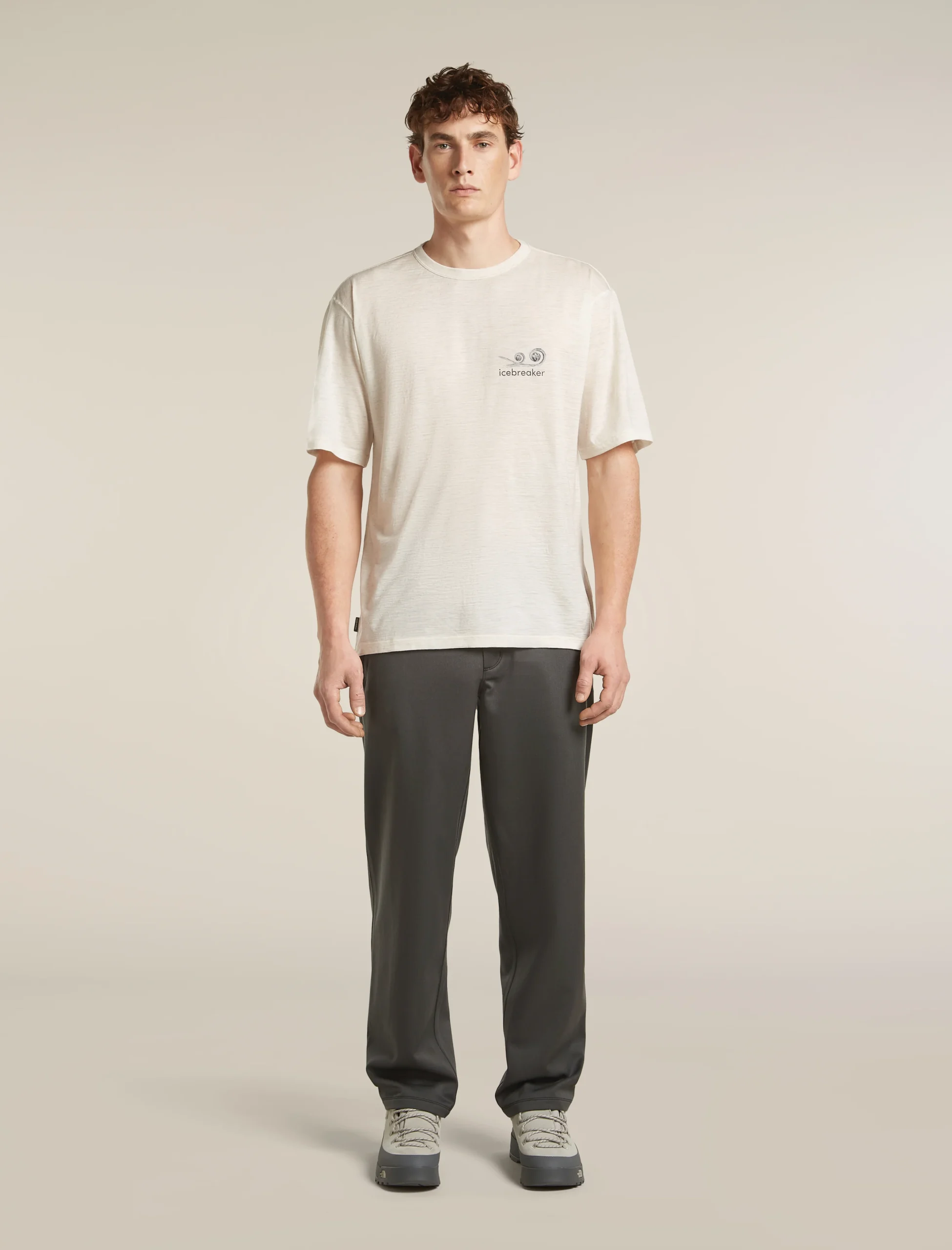 Men's Merino 150 Tech Lite Short Sleeve Relaxed Tee Fern Study