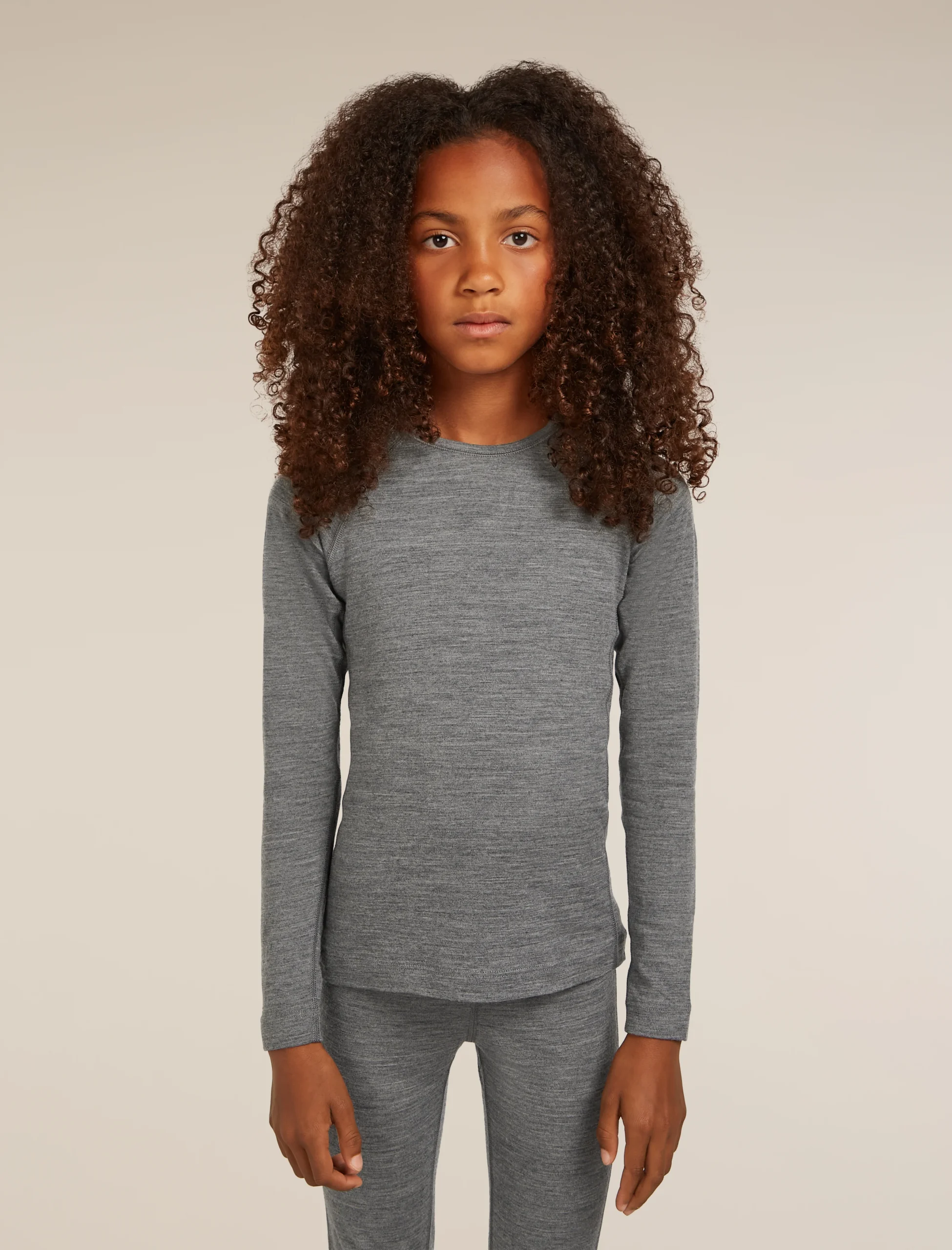 Kids’ Merino 200 Oasis Long Sleeve Crewe Thermal Top
