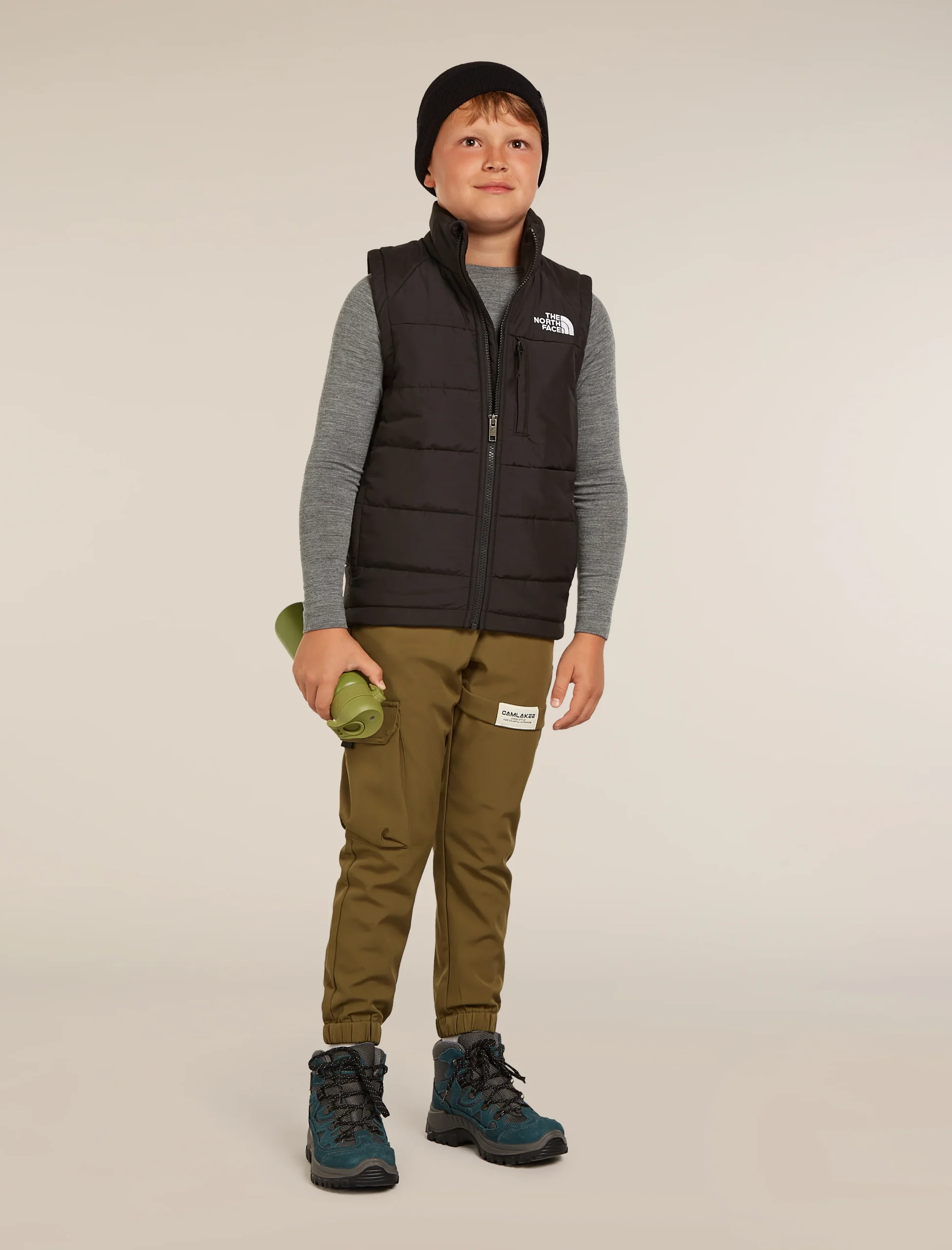 Kids’ Merino 200 Oasis Long Sleeve Crewe Thermal Top