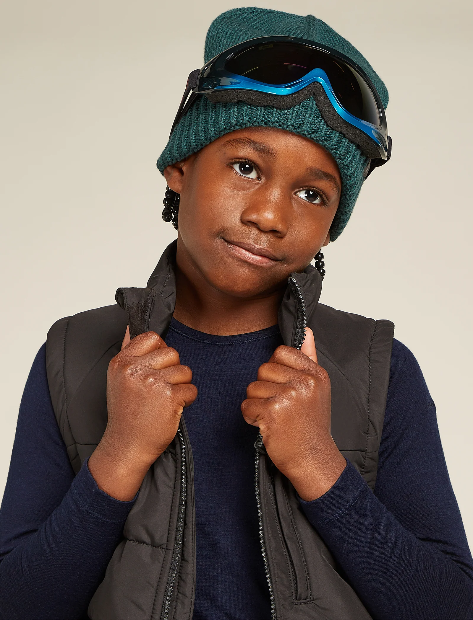 Kids’ Merino 200 Oasis Long Sleeve Crewe Thermal Top