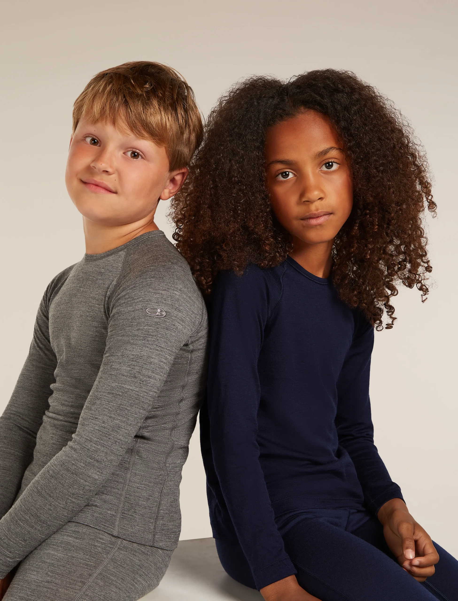Kids’ Merino 200 Oasis Long Sleeve Crewe Thermal Top