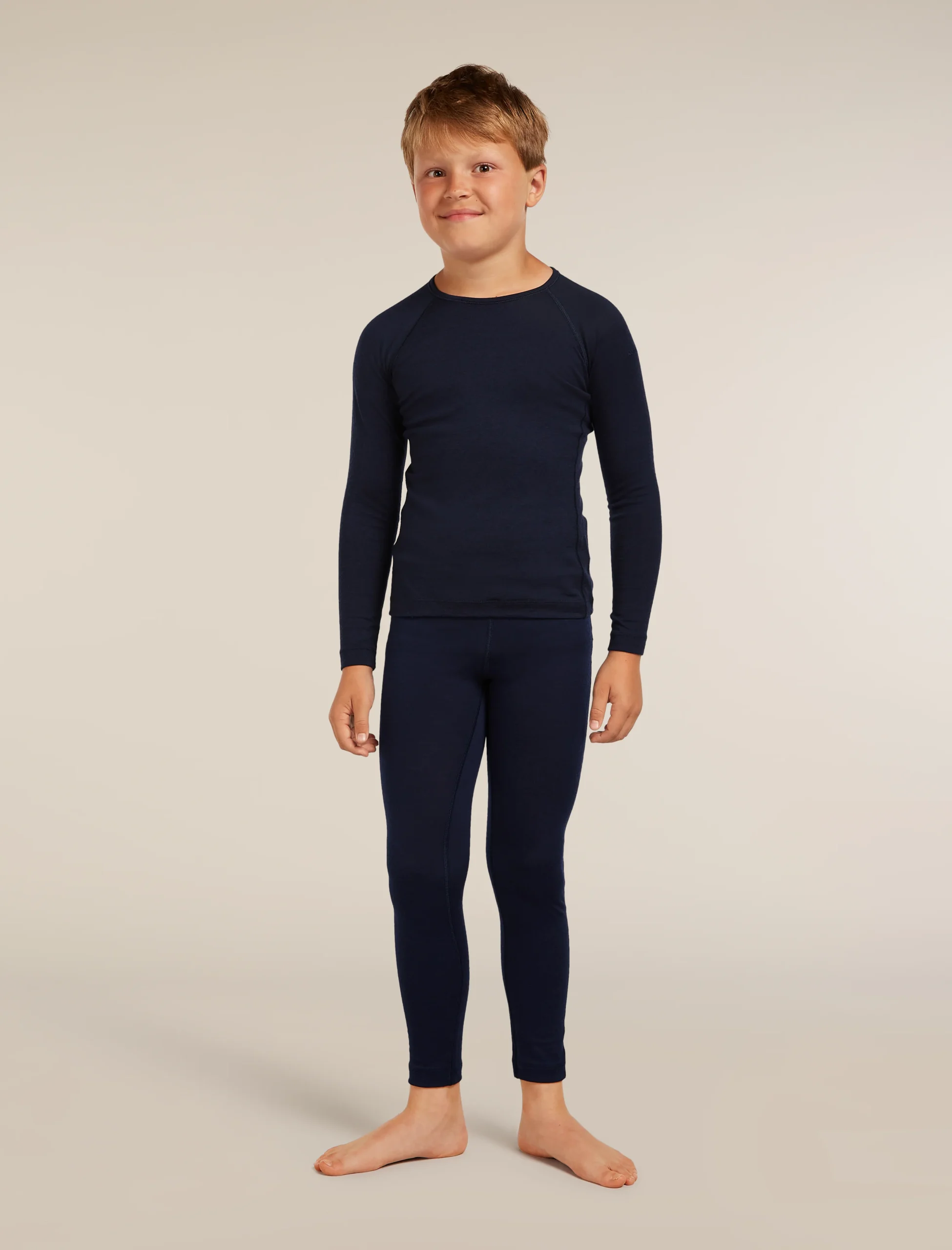 Kids’ Merino 200 Oasis Long Sleeve Crewe Thermal Top