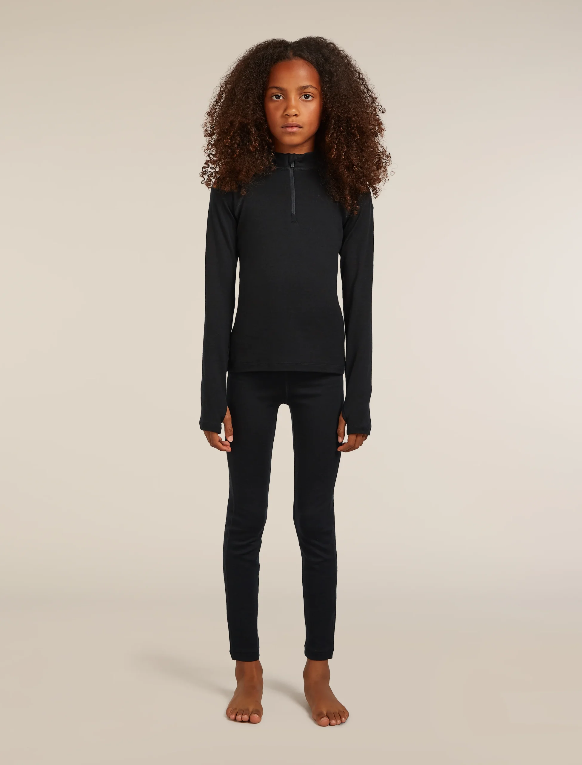 Kids’ Merino 260 Tech Long Sleeve Half Zip Thermal Top