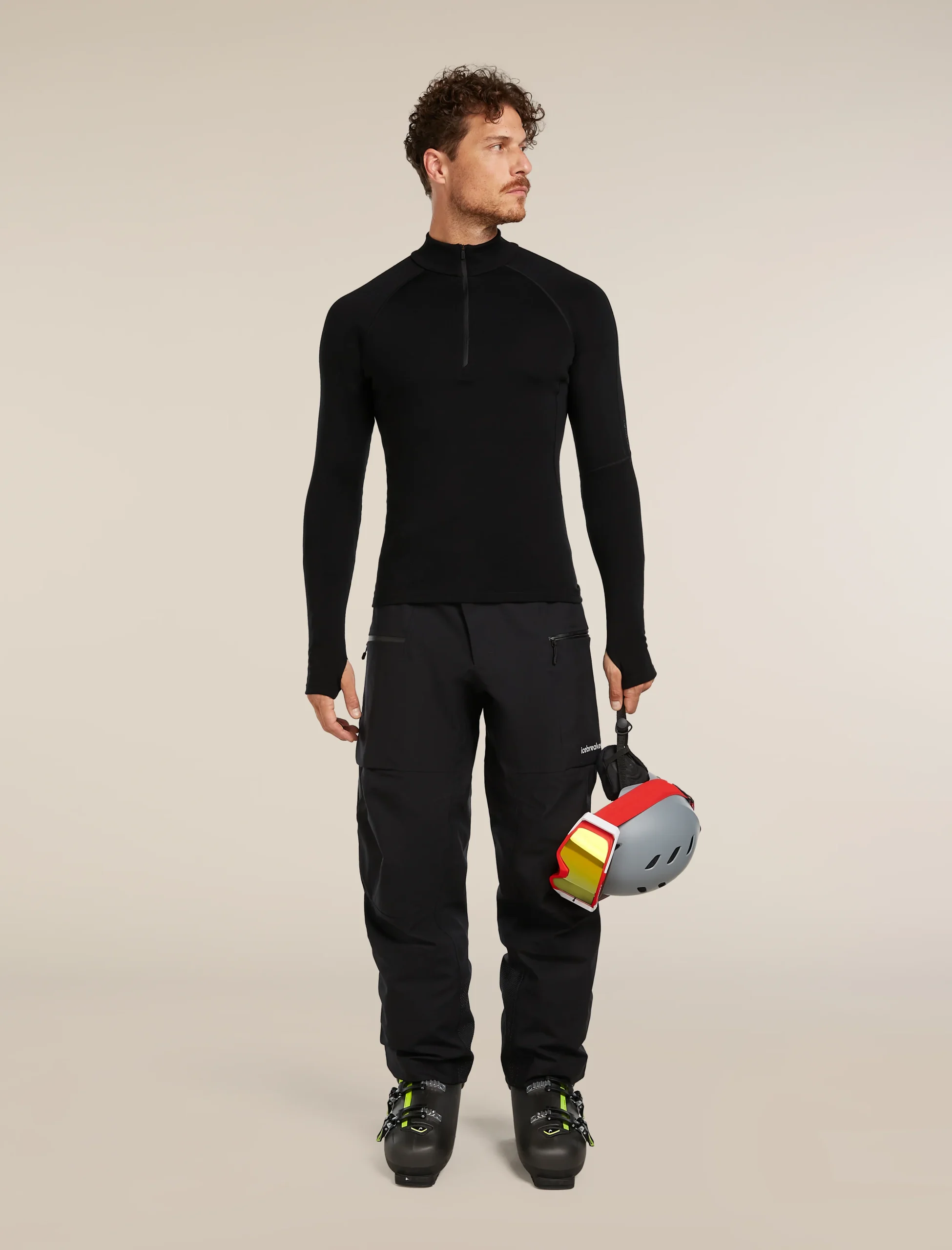 Men's 300 MerinoFine™ Polar Long Sleeve Half Zip Thermal Top
