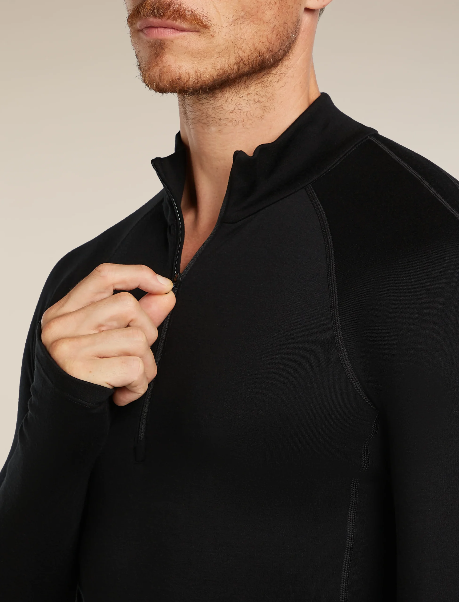 Men's 300 MerinoFine™ Polar Long Sleeve Half Zip Thermal Top