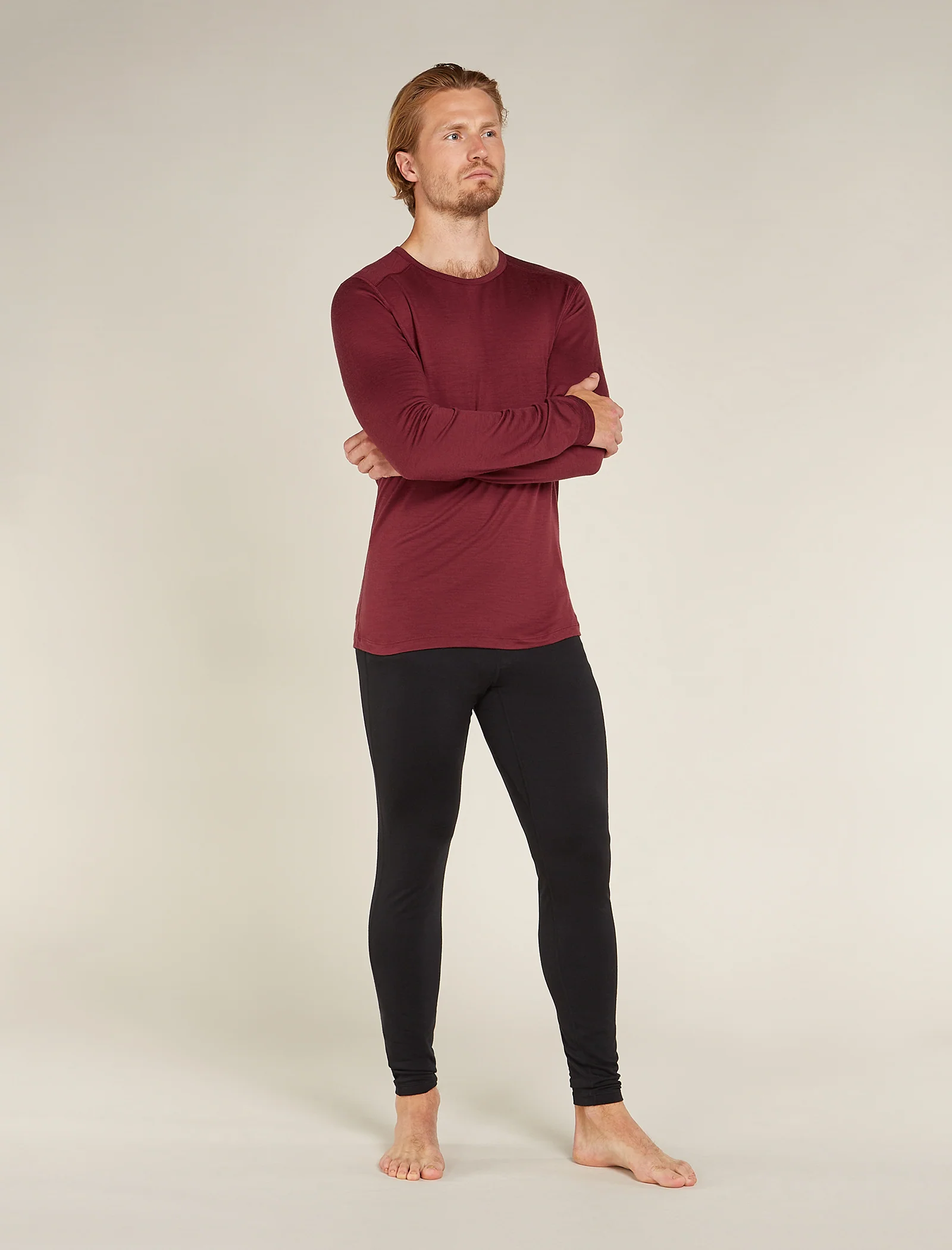 Men's Merino 200 Oasis Long Sleeve Crewe Thermal Top