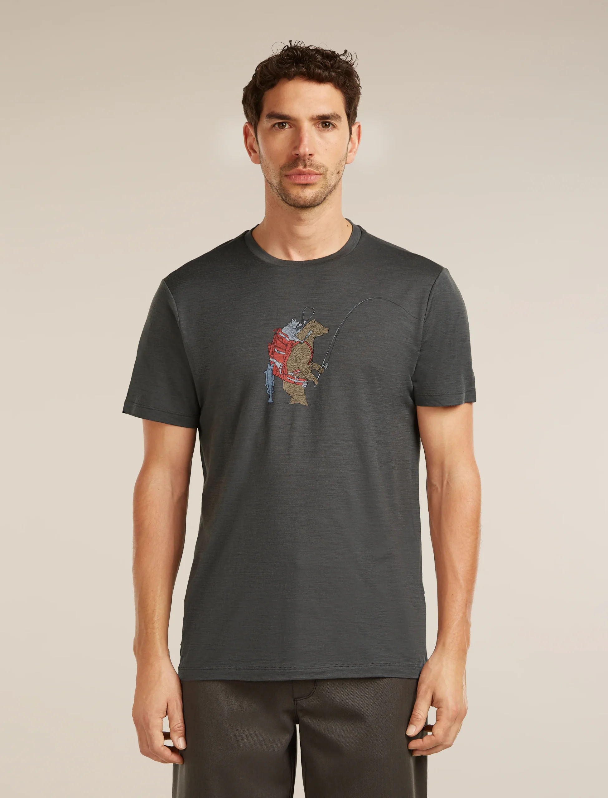 Men's Merino 150 Tech Lite Short Sleeve Tee Bear Catch