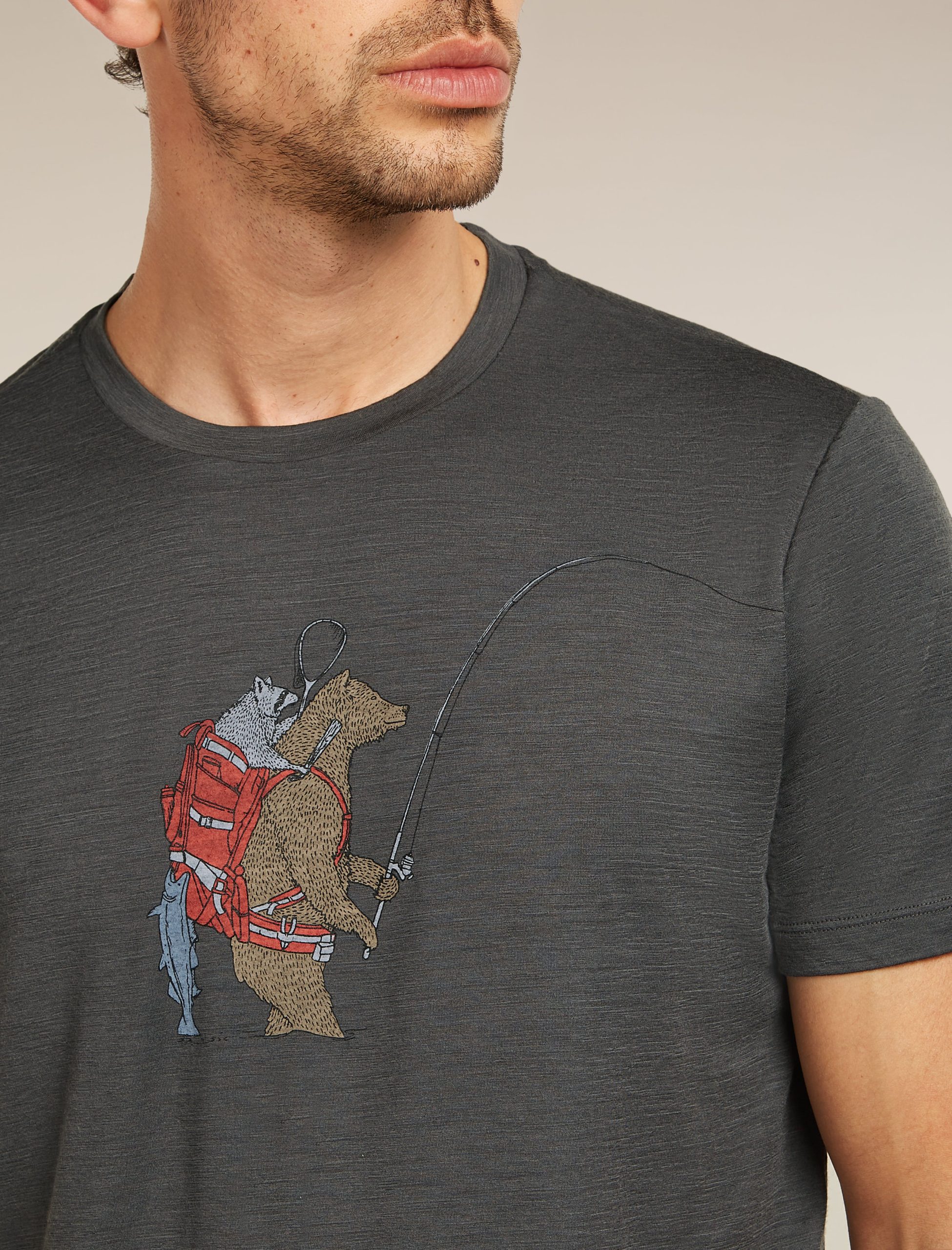 Men's Merino 150 Tech Lite Short Sleeve Tee Bear Catch