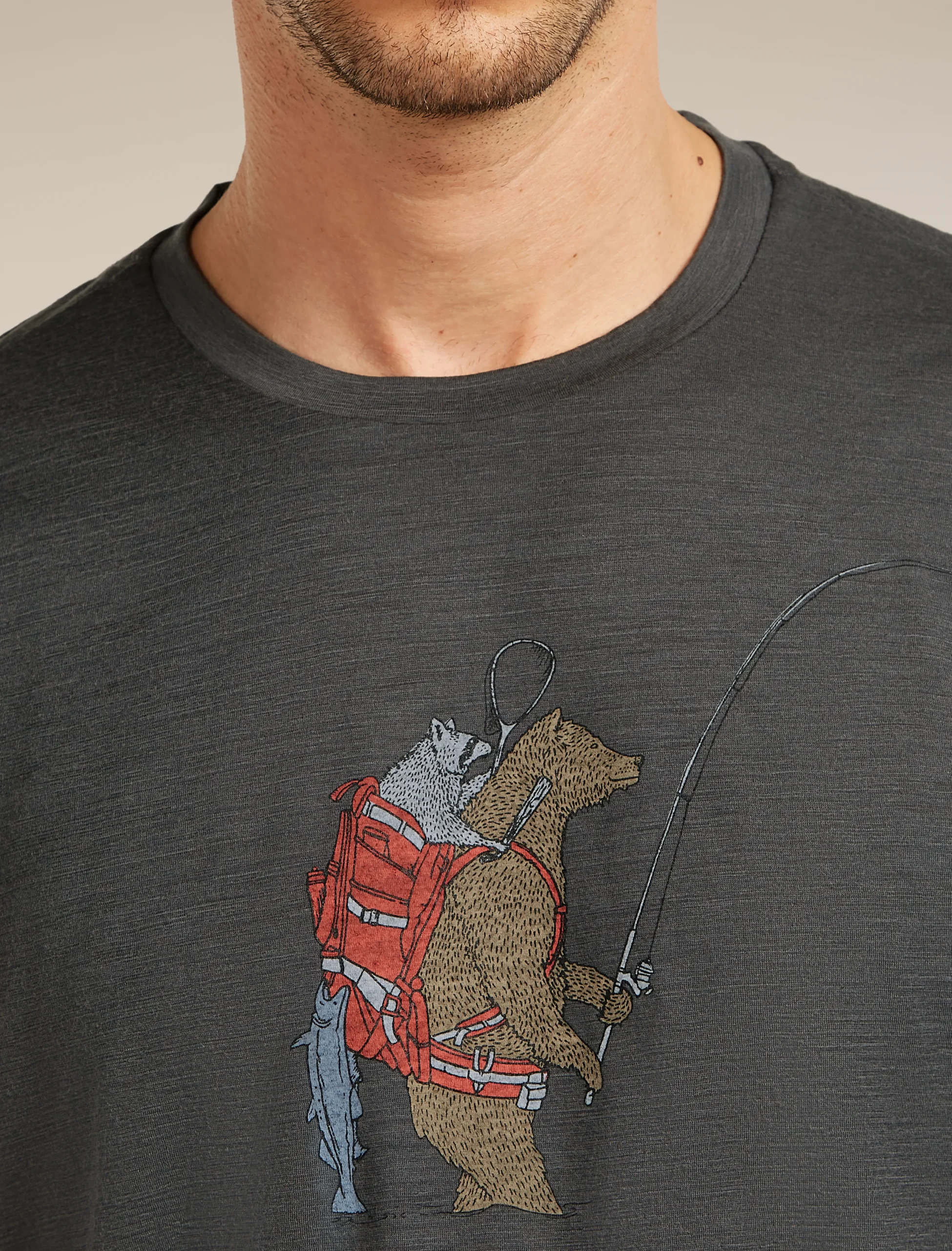 Men's Merino 150 Tech Lite Short Sleeve Tee Bear Catch