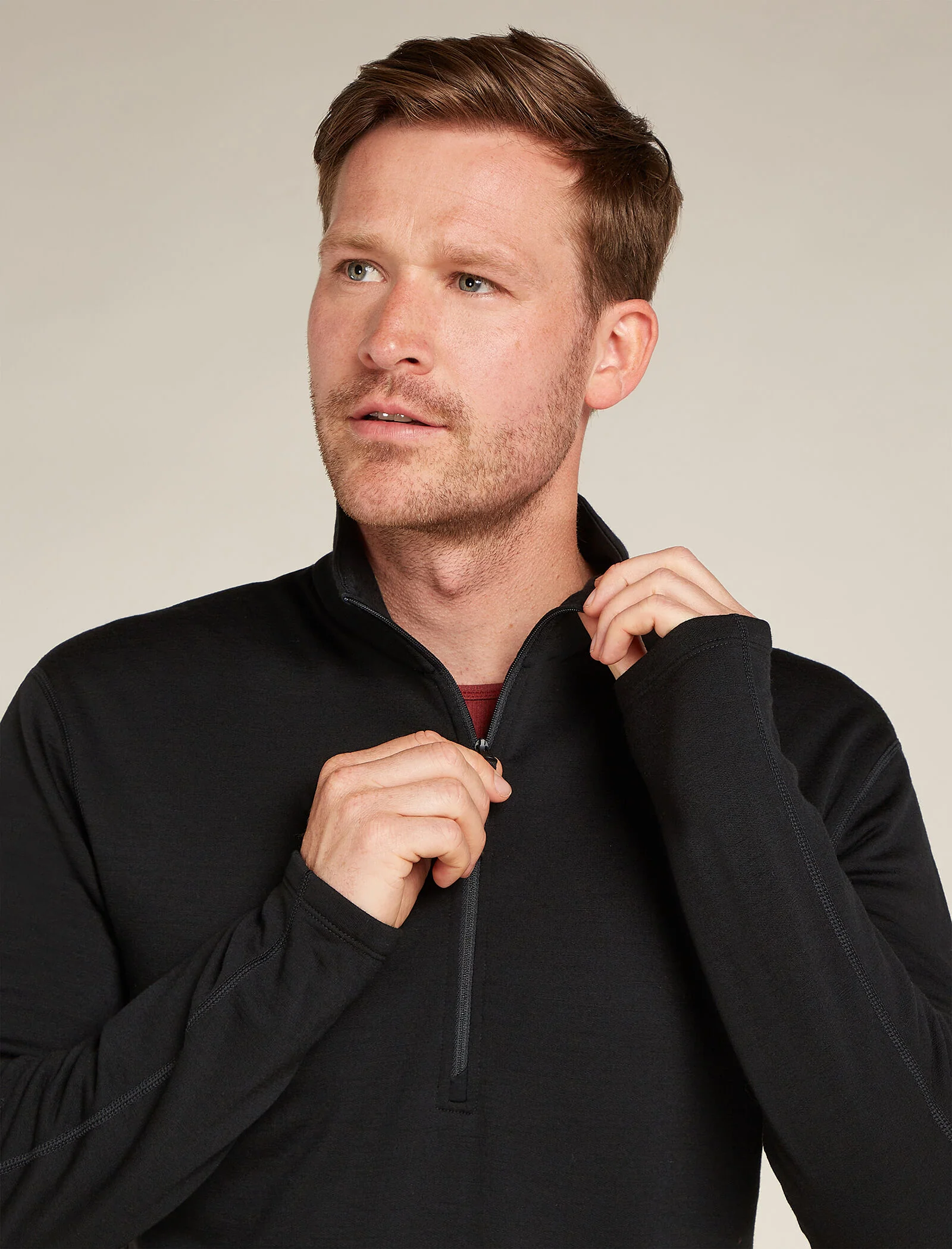 Men's Merino 360 Realfleece™ Elemental Long Sleeve Half Zip Top