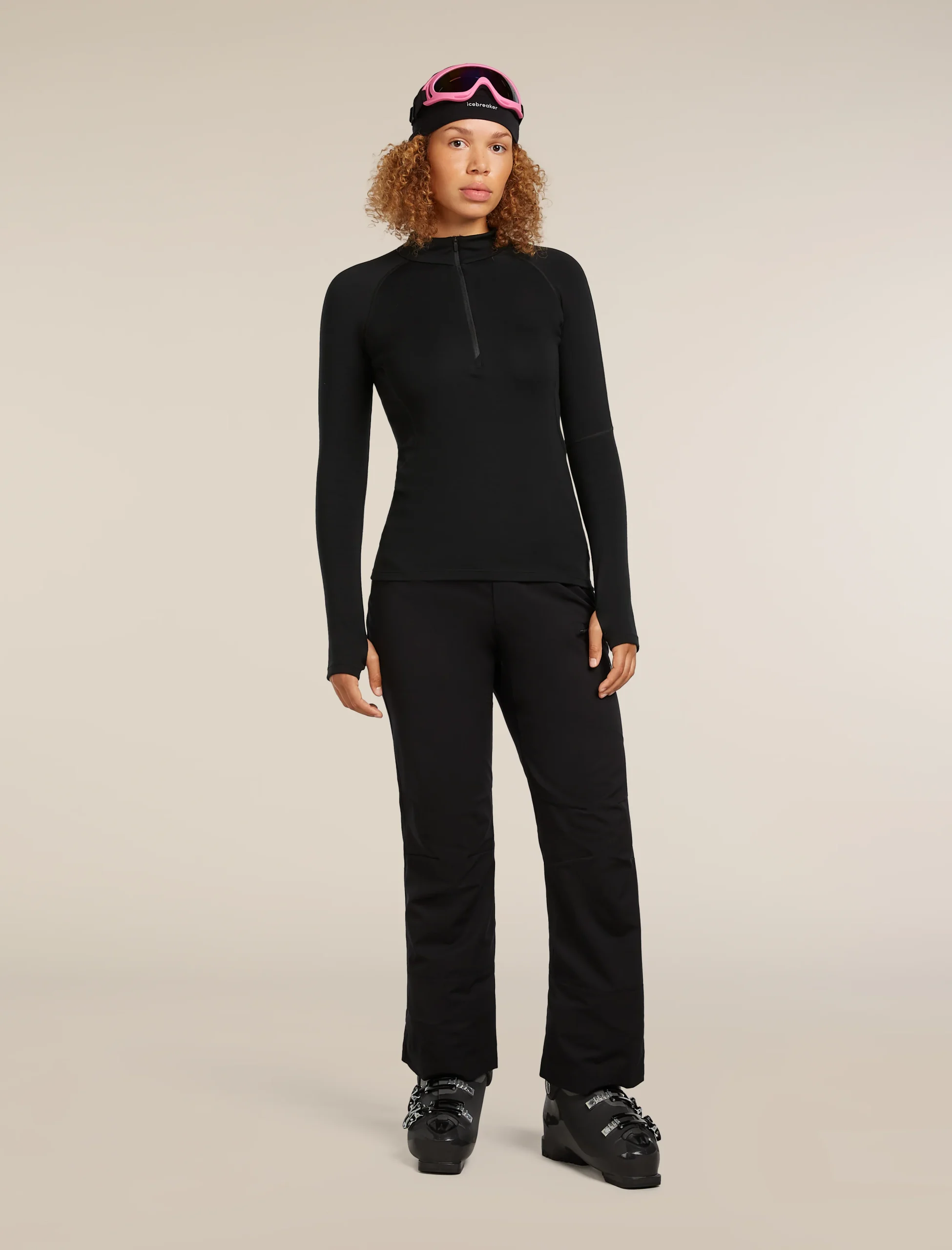 Women's 300 MerinoFine™ Polar Long Sleeve Half Zip Thermal Top