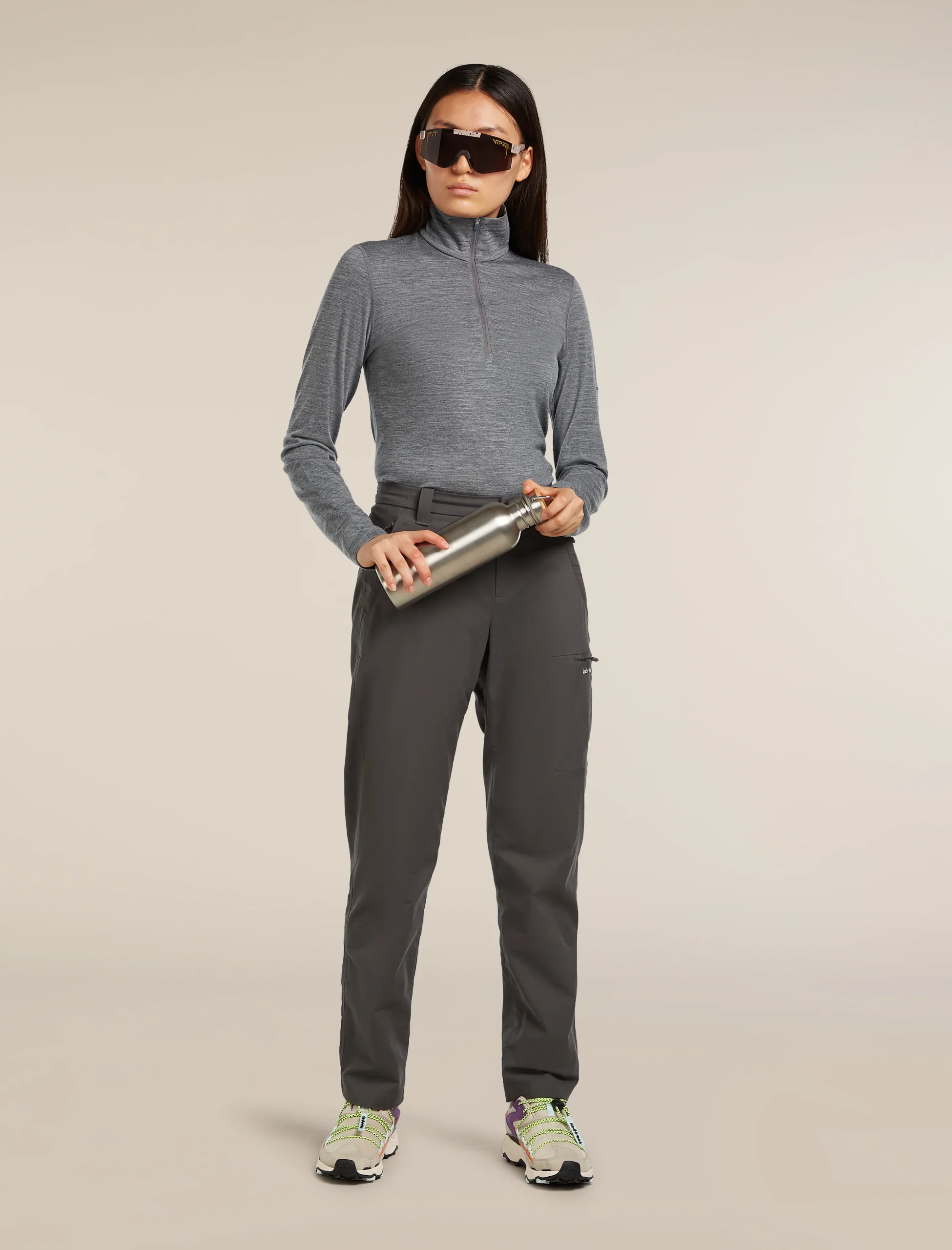 Women's Merino 200 Oasis Long Sleeve Half Zip Thermal Top