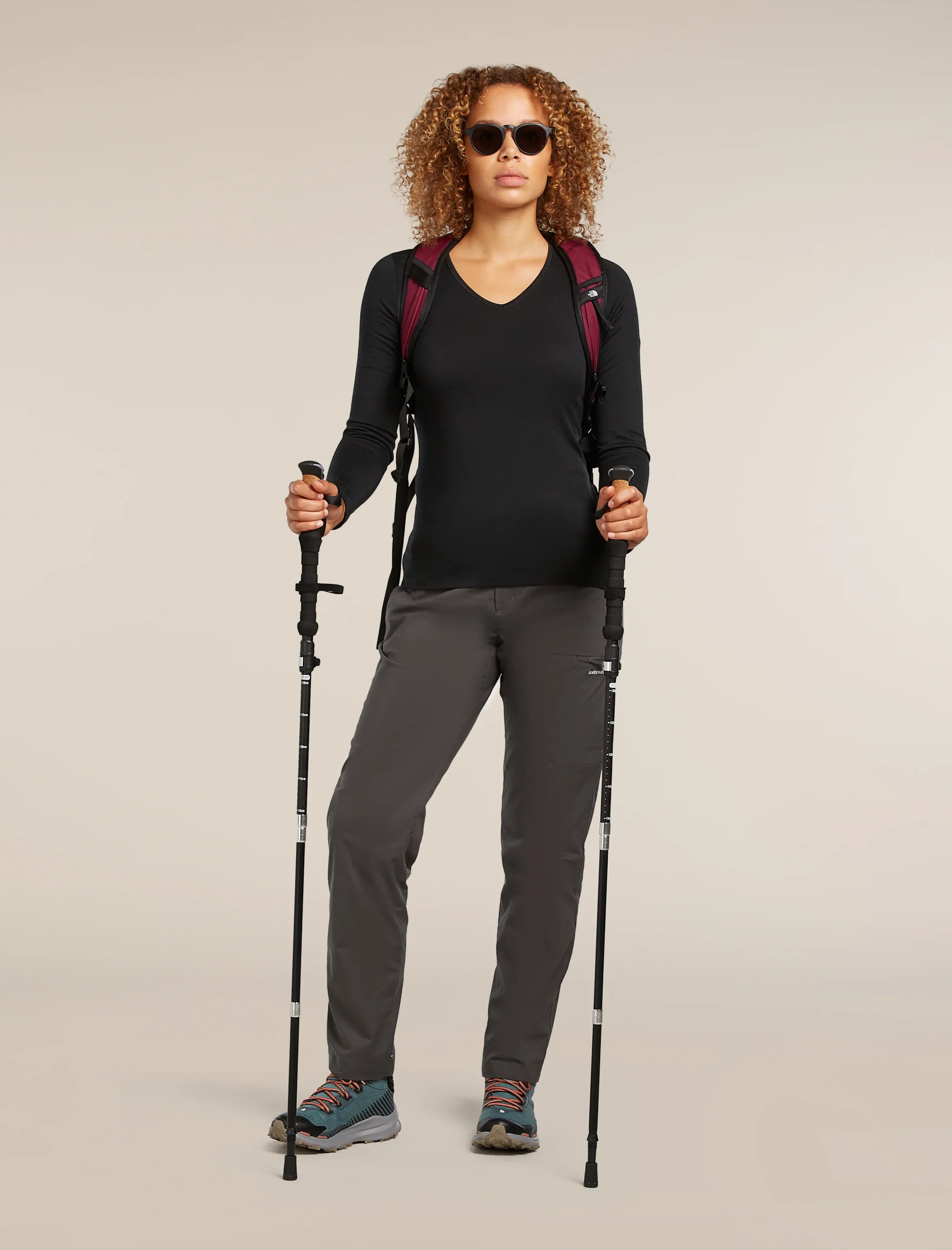 Women's Merino 200 Oasis Long Sleeve V Neck Thermal Top