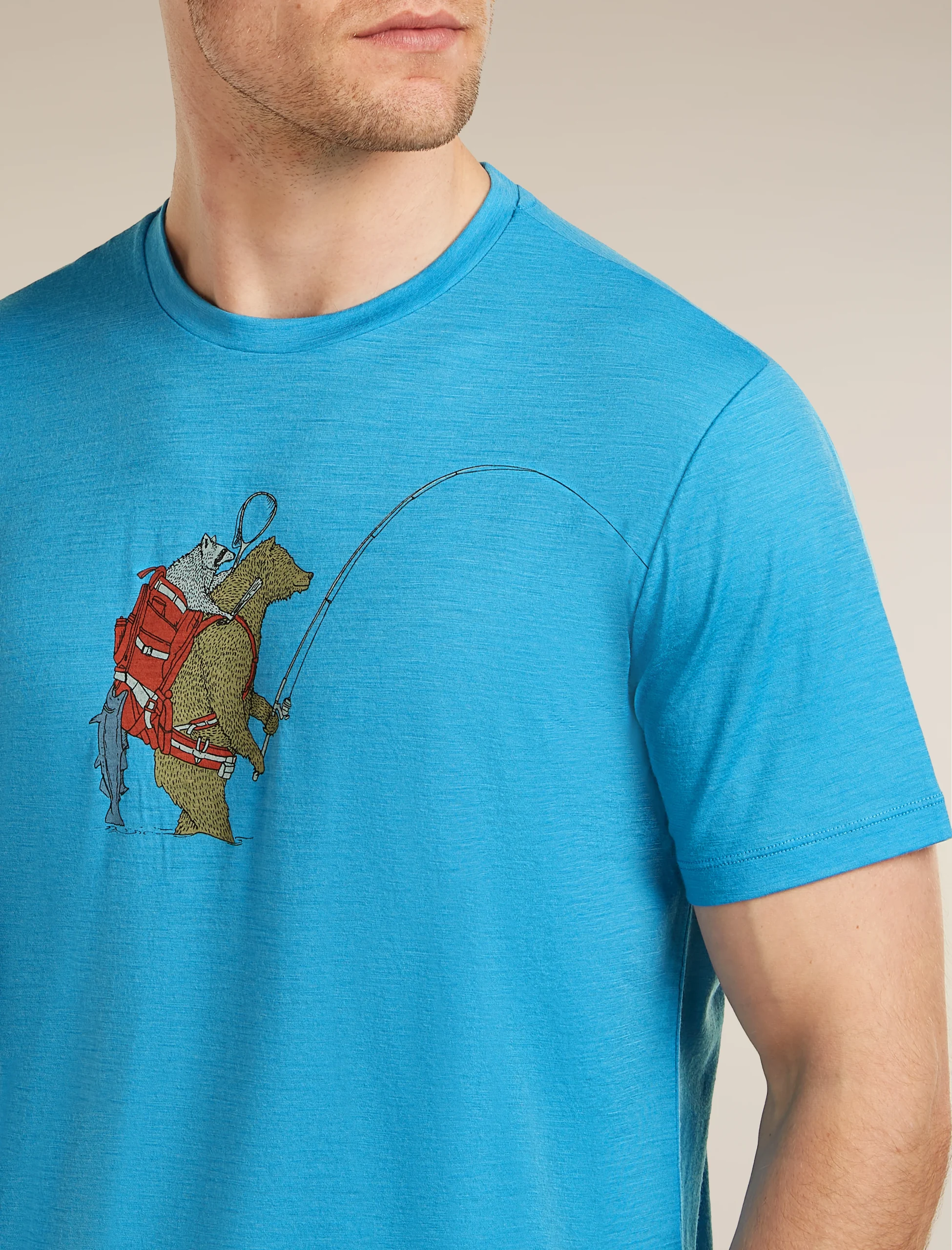 Men's Merino 150 Tech Lite Short Sleeve Tee Bear Catch