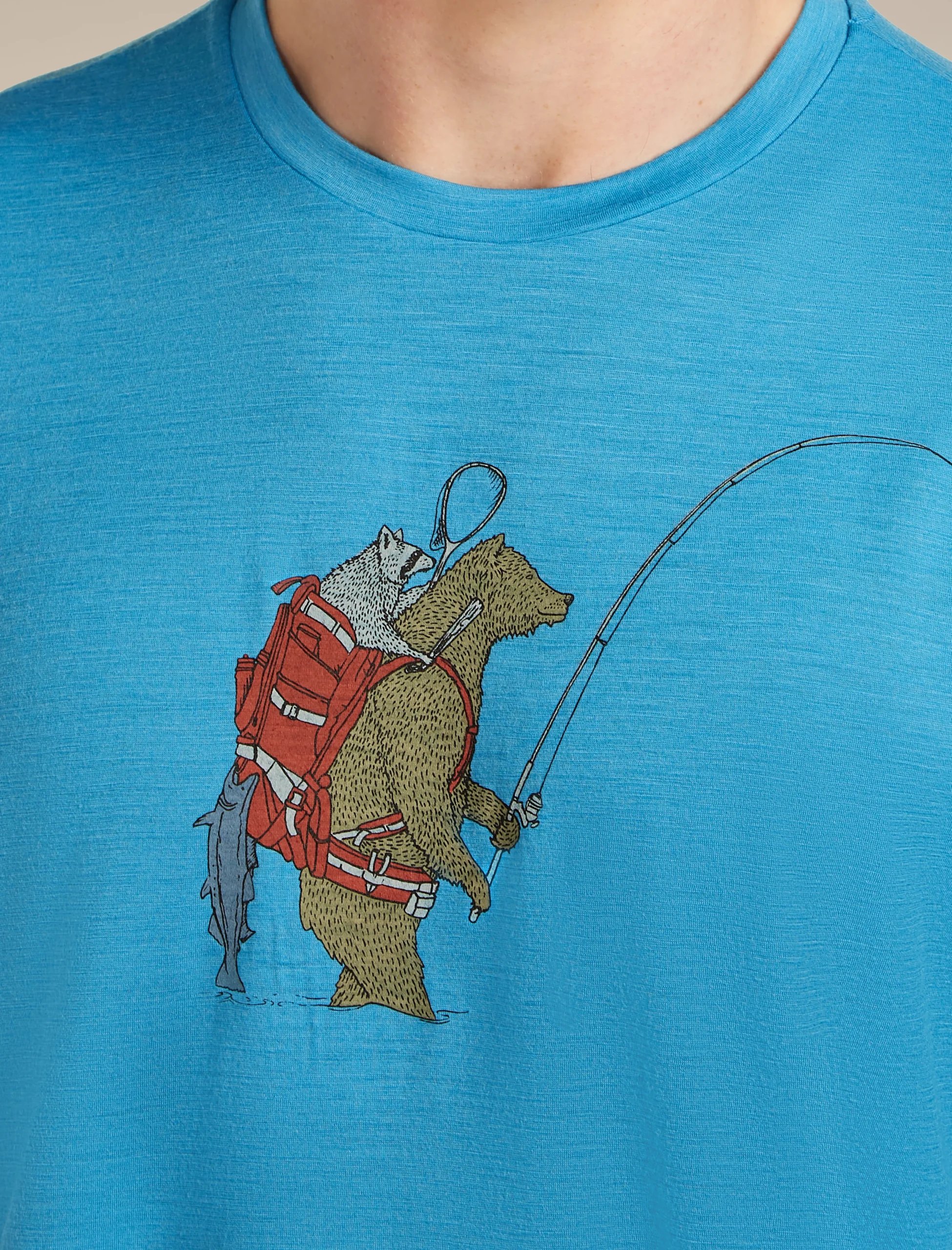 Men's Merino 150 Tech Lite Short Sleeve Tee Bear Catch