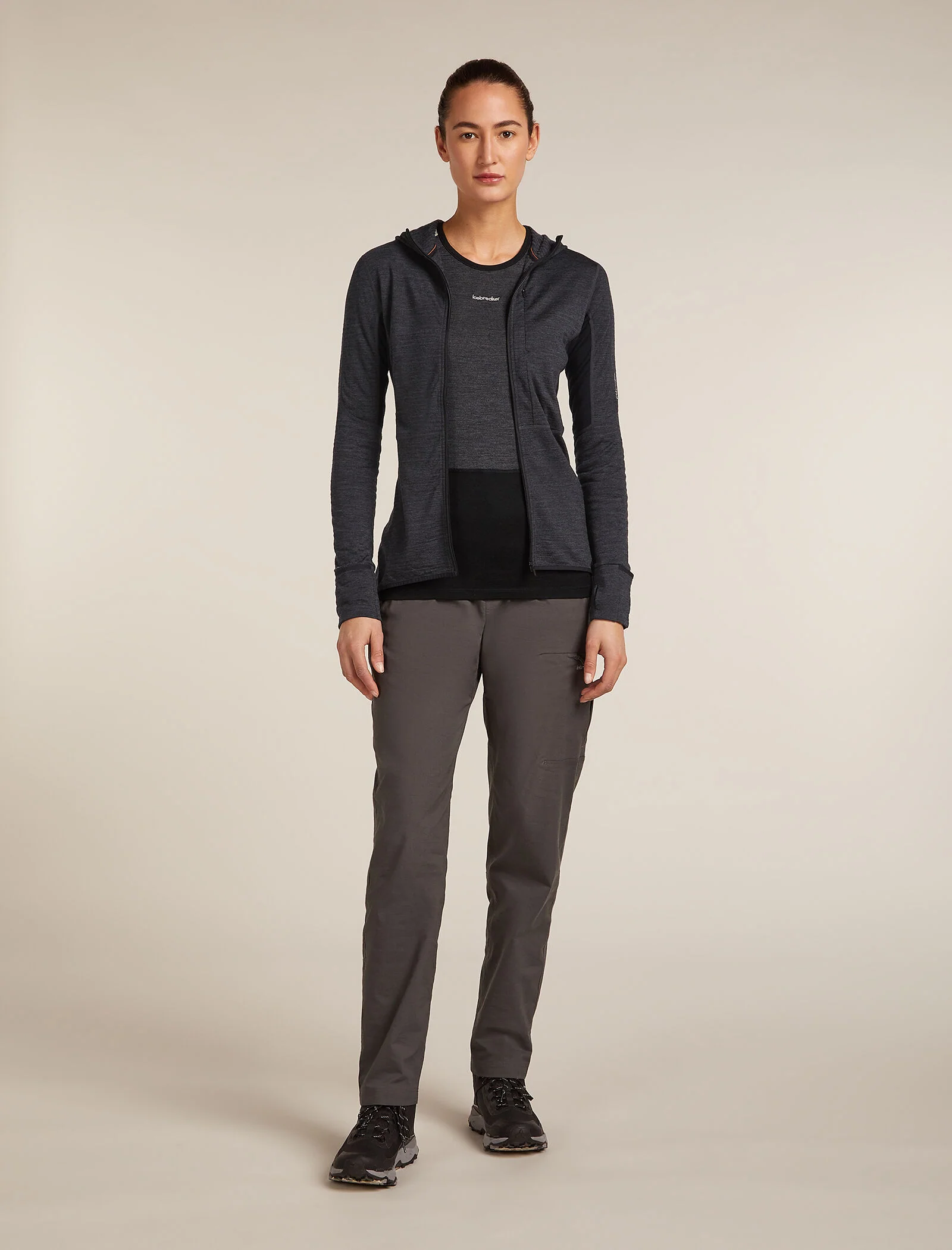 Women's Merino Blend 200 Realfleece™ Descender Long Sleeve Zip Hoodie