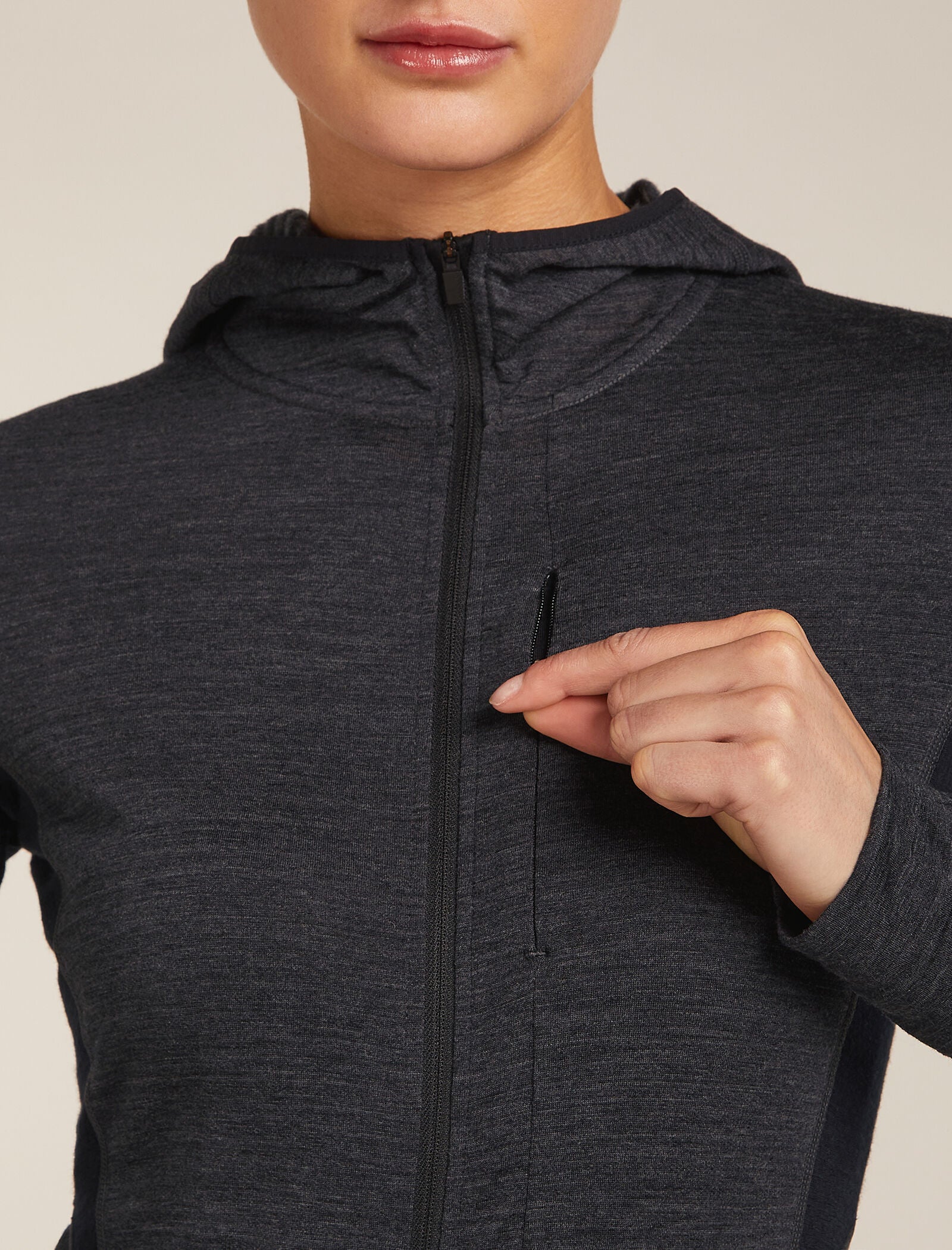 Women's Merino Blend 200 Realfleece™ Descender Long Sleeve Zip Hoodie