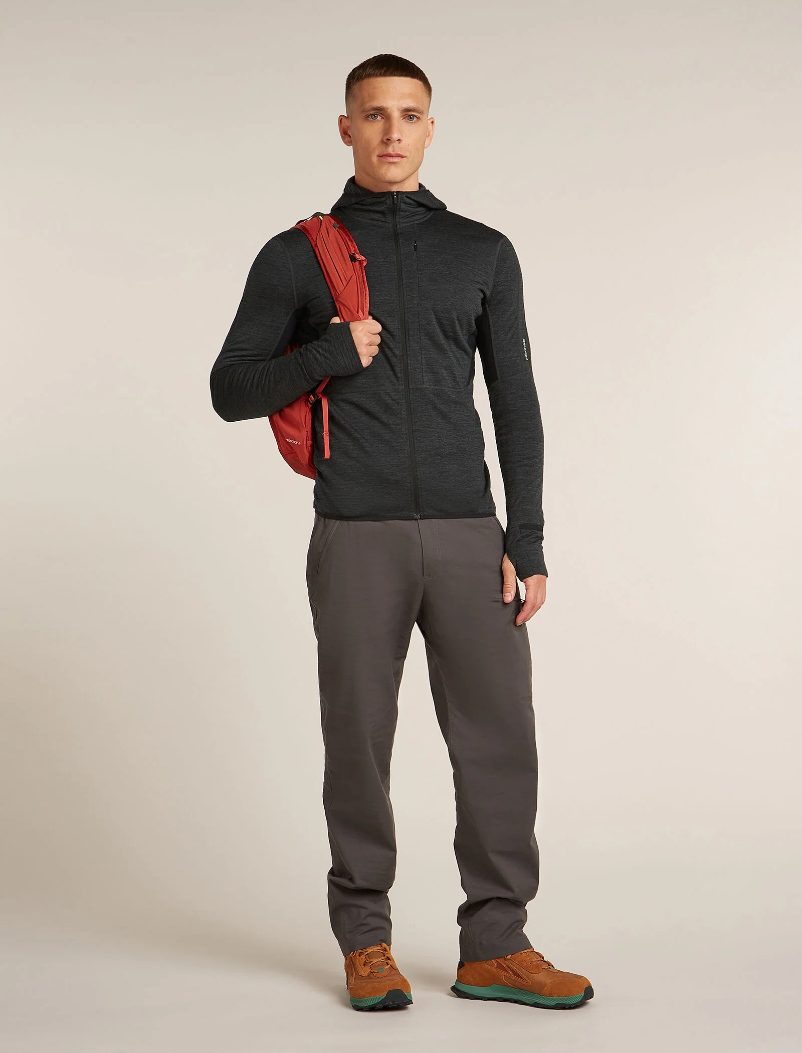 Men's Merino Blend 200 Realfleece™ Descender Long Sleeve Zip Hoodie