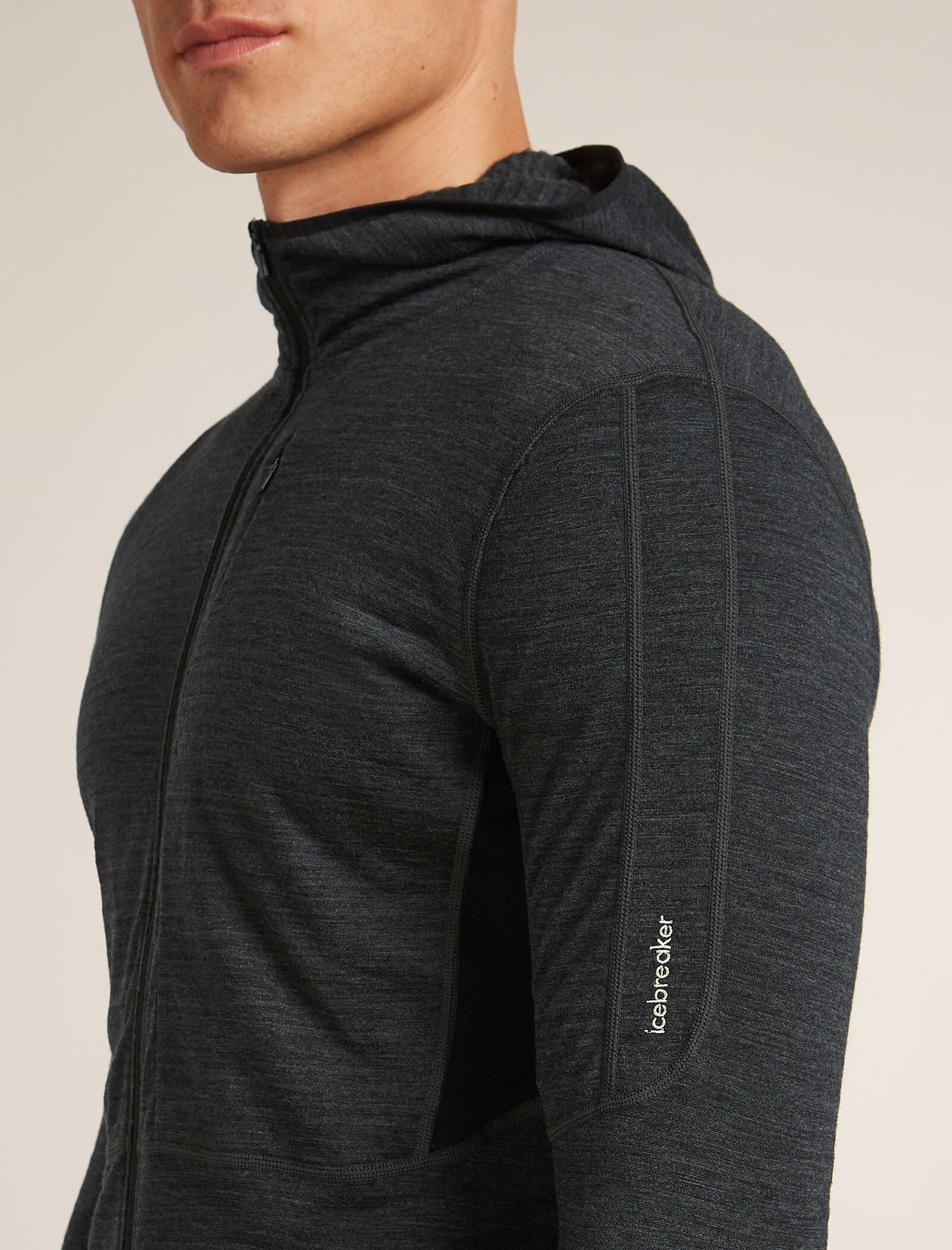 Men's Merino Blend 200 Realfleece™ Descender Long Sleeve Zip Hoodie